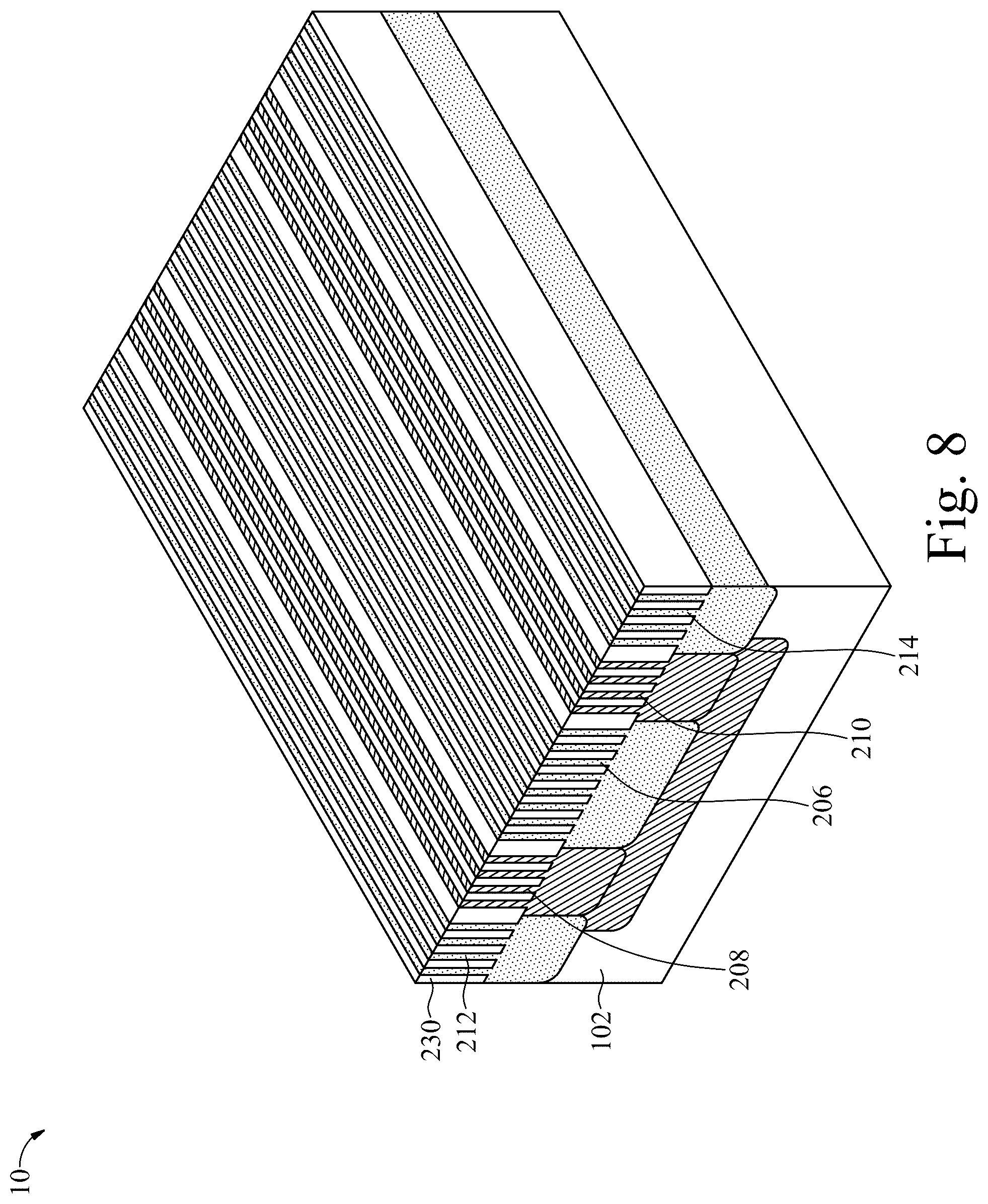 Patent US12324210 Figure 8 – Bipolar junction transistor with gate over terminals