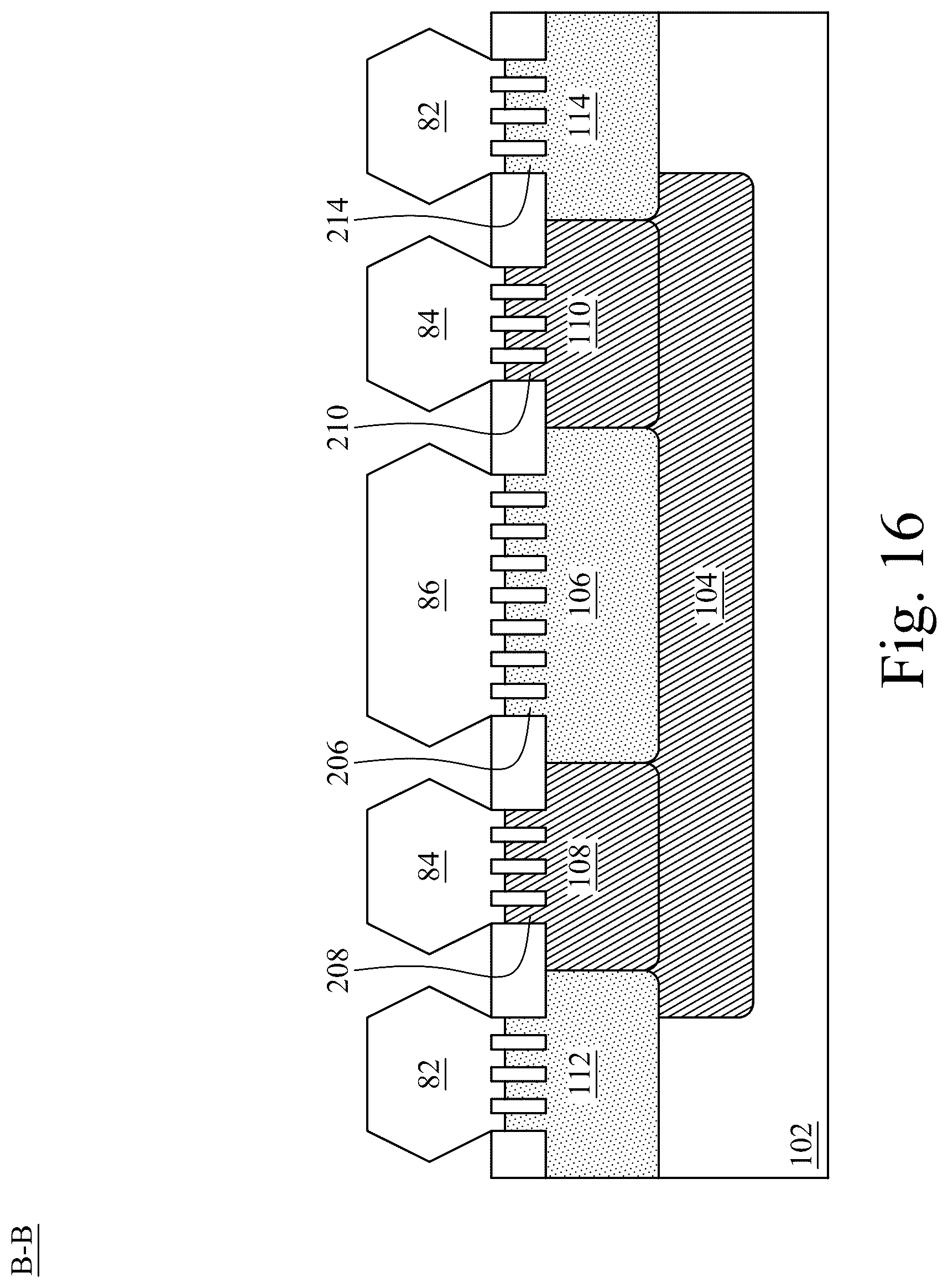 Patent US12324210 Figure 16 – Bipolar junction transistor with gate over terminals