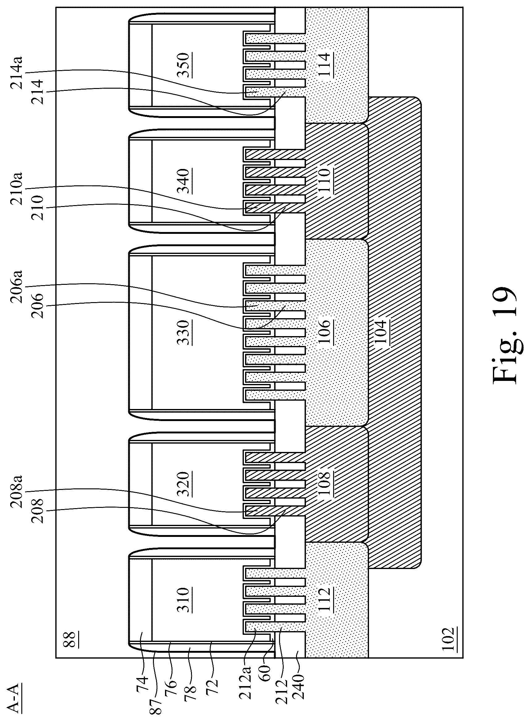 Patent US12324210 Figure 19 – Bipolar junction transistor with gate over terminals