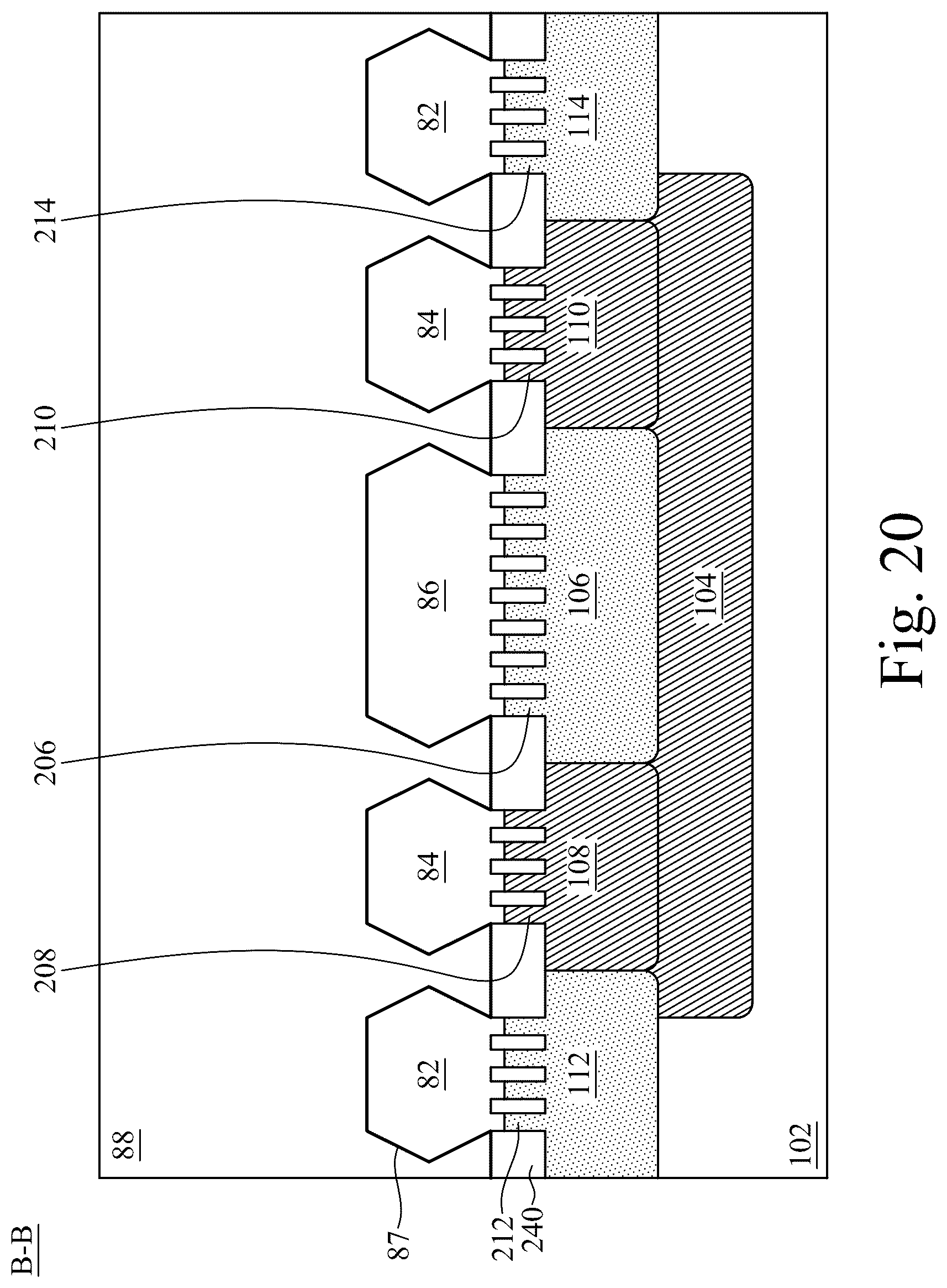 Patent US12324210 Figure 20 – Bipolar junction transistor with gate over terminals