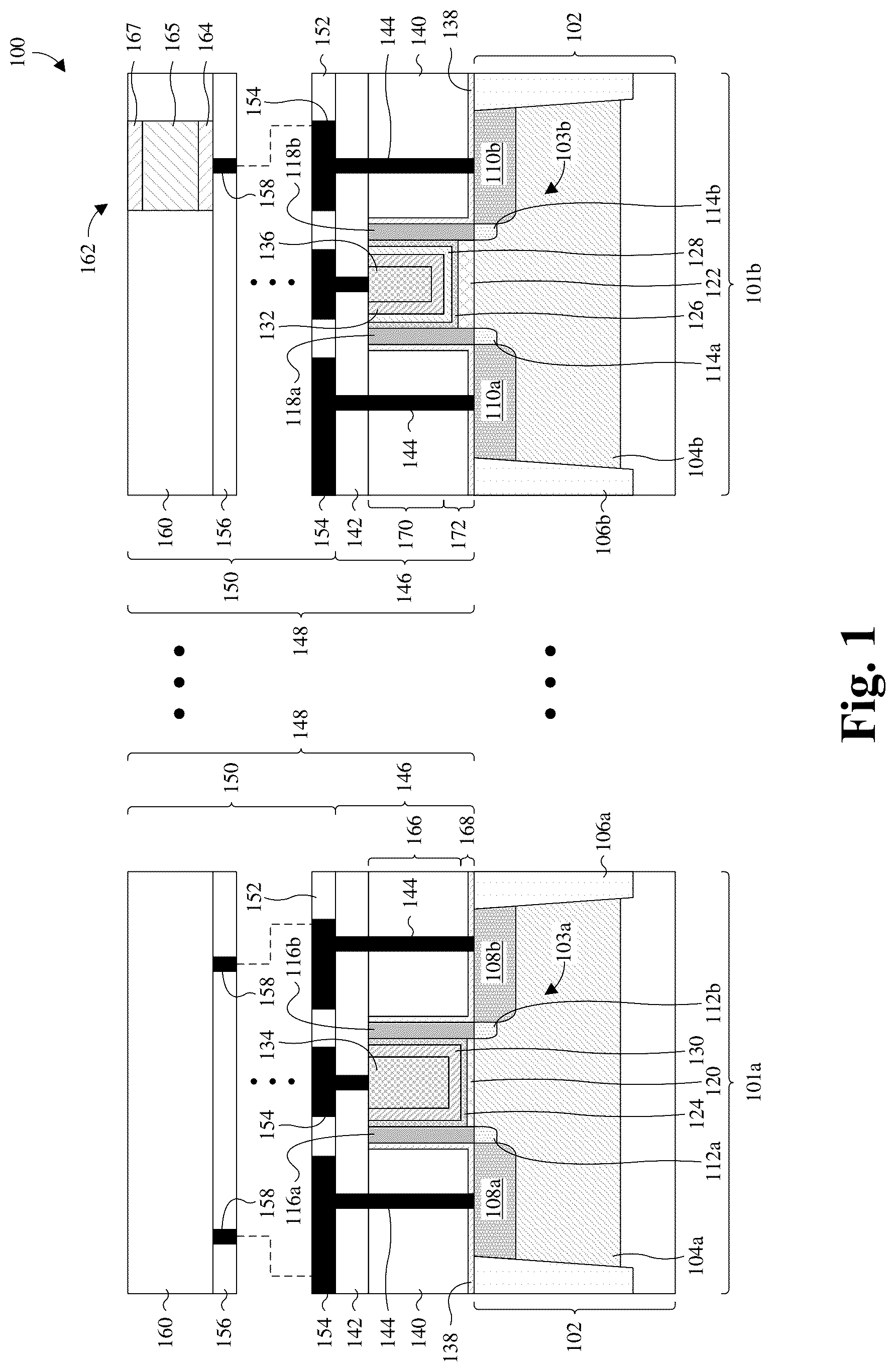Patent US12324214 Figure 1 – Method and related apparatus for integrating electronic memory in an integrated chip