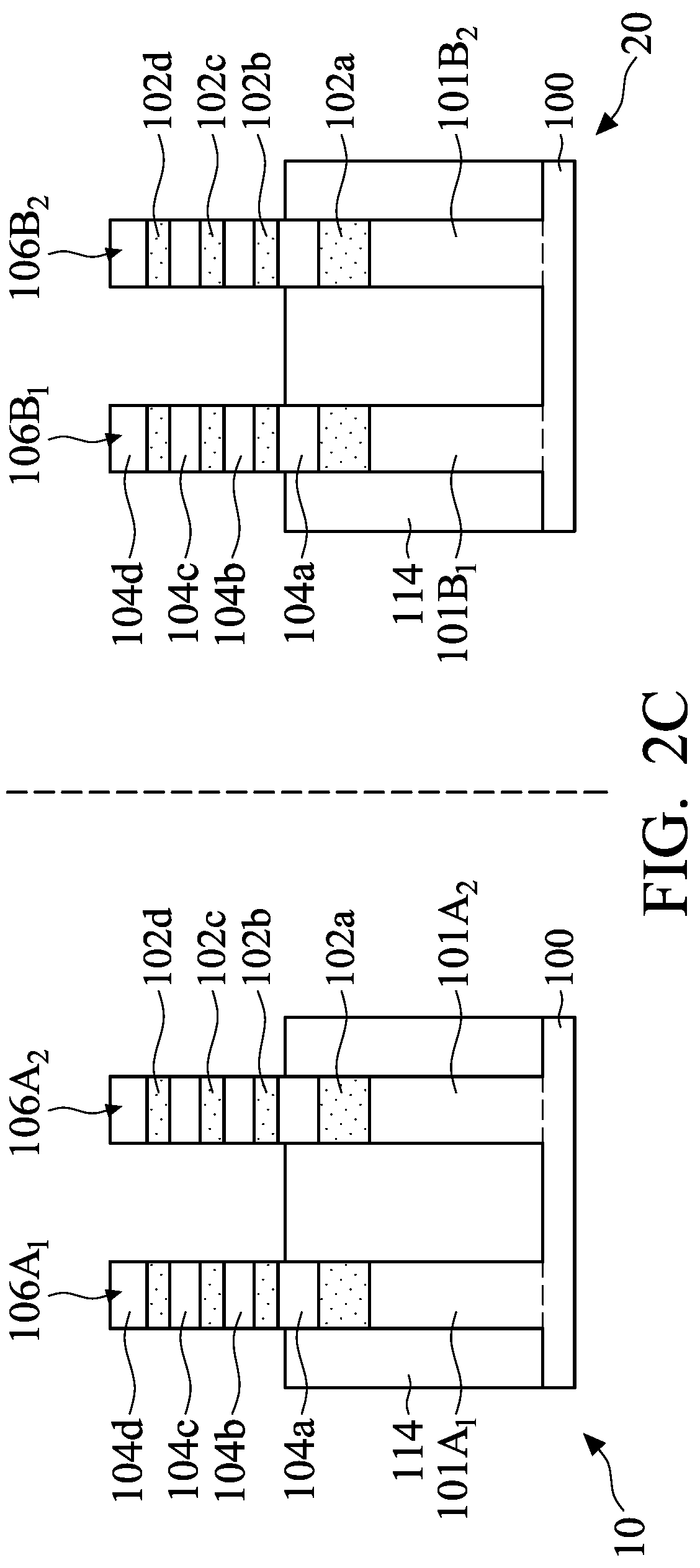 Patent US12324215 Figure 5 – Semiconductor device structure with metal gate stack