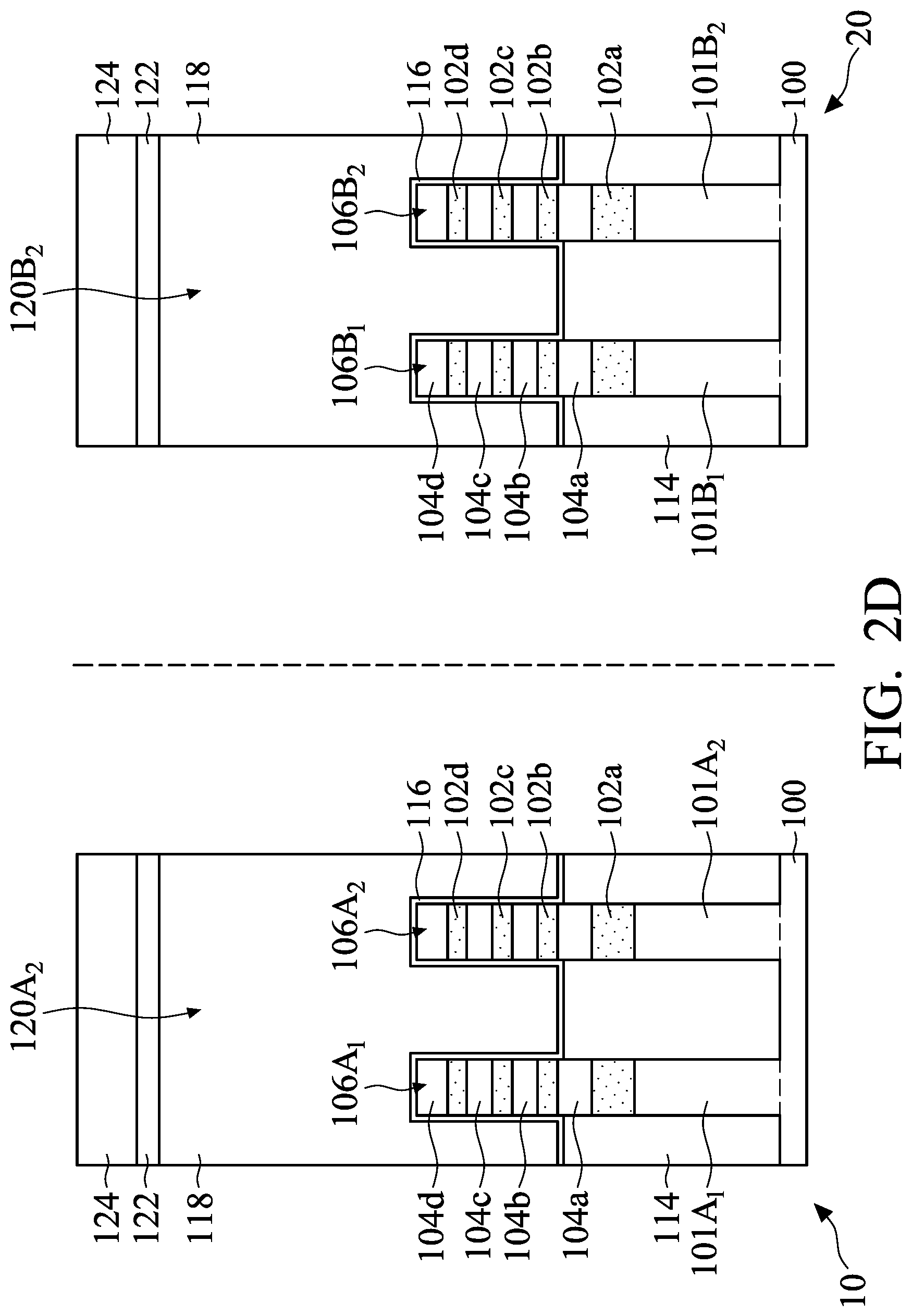 Patent US12324215 Figure 6 – Semiconductor device structure with metal gate stack