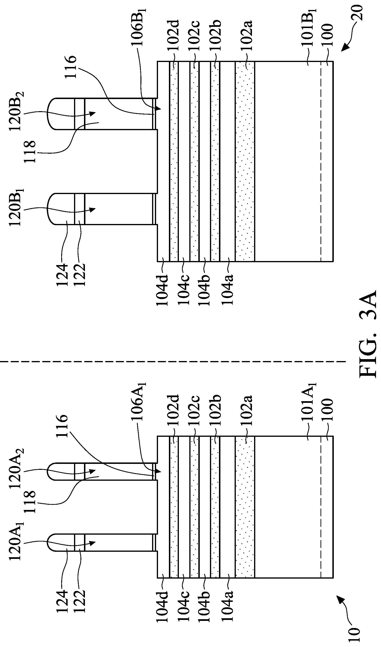 Patent US12324215 Figure 7 – Semiconductor device structure with metal gate stack