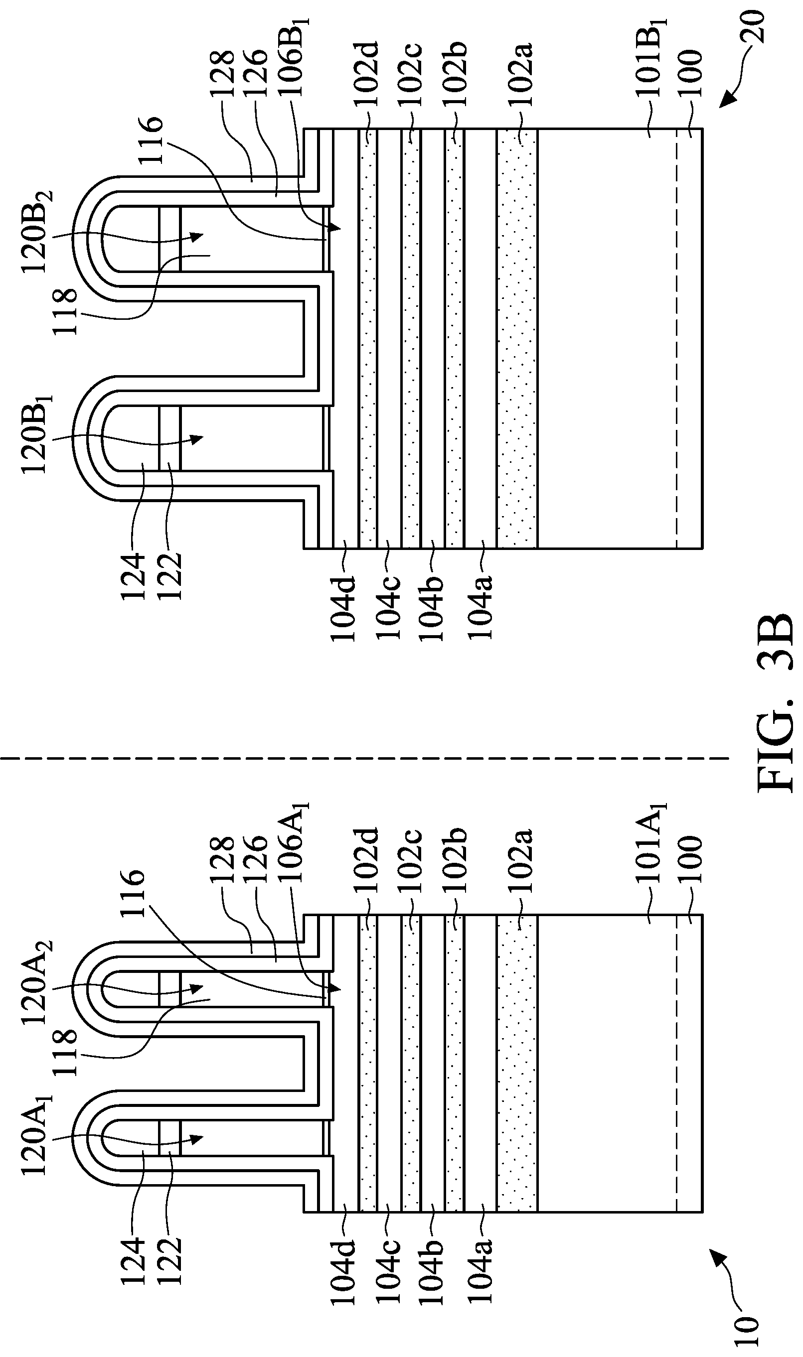 Patent US12324215 Figure 8 – Semiconductor device structure with metal gate stack