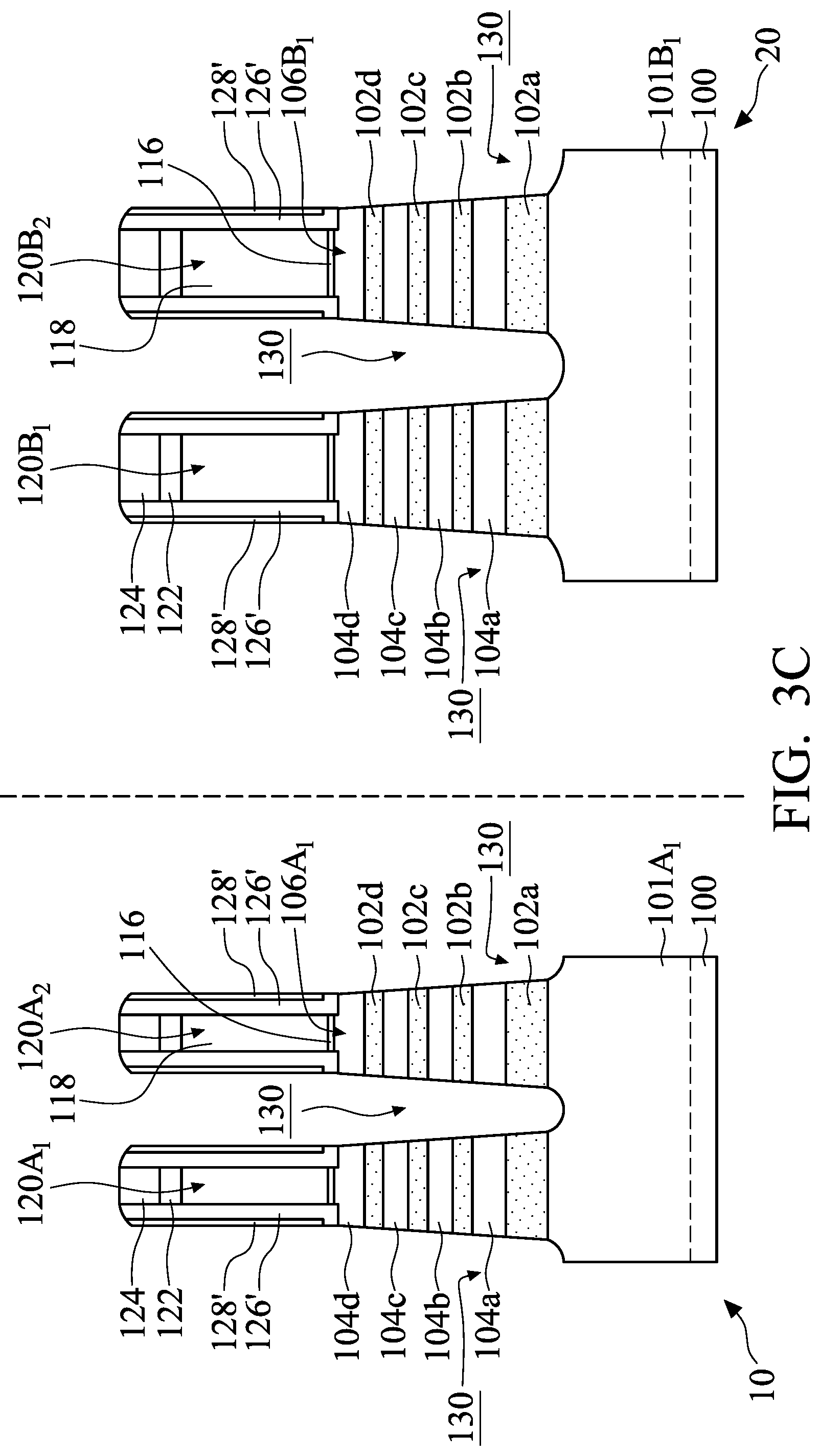 Patent US12324215 Figure 9 – Semiconductor device structure with metal gate stack