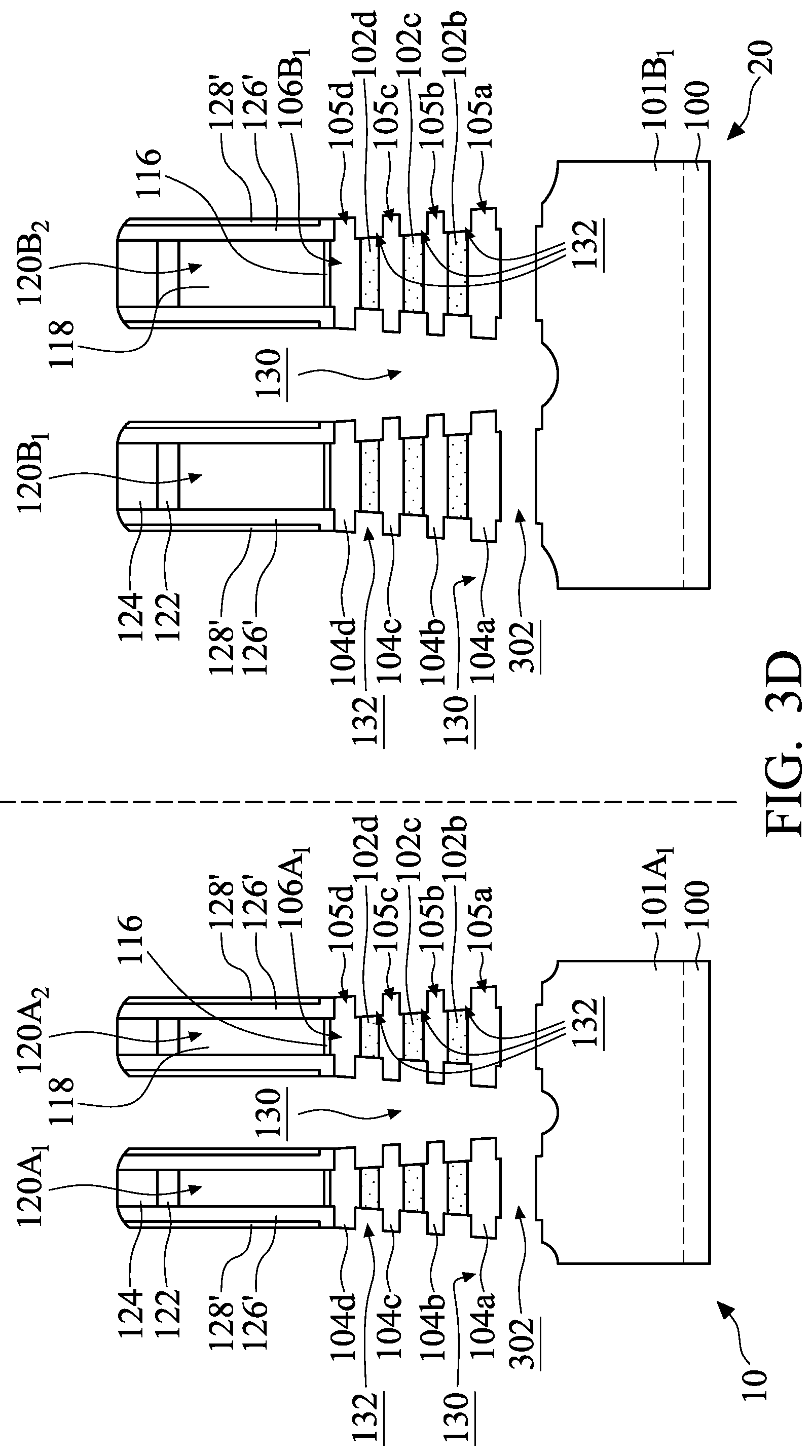 Patent US12324215 Figure 10 – Semiconductor device structure with metal gate stack