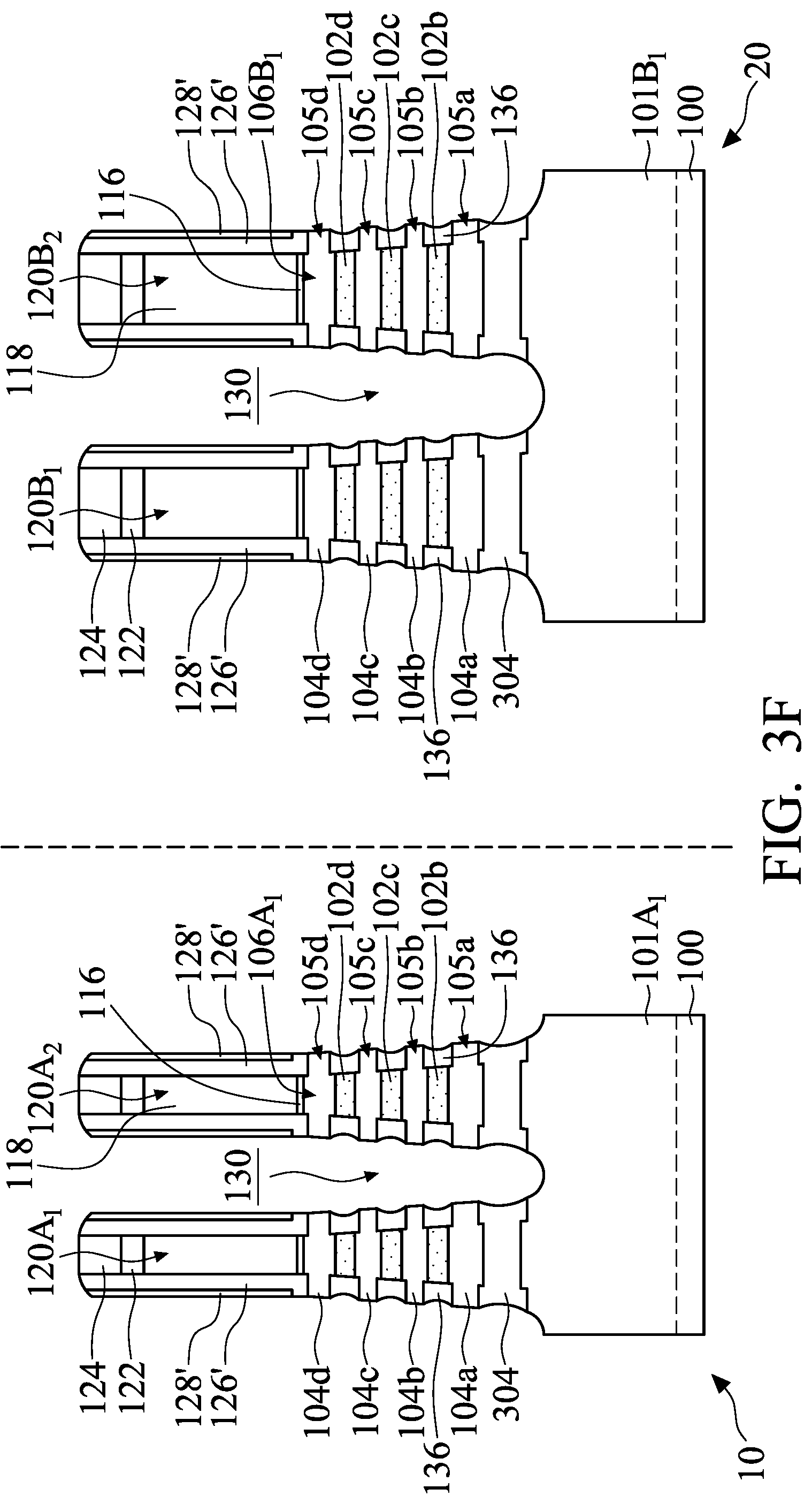 Patent US12324215 Figure 12 – Semiconductor device structure with metal gate stack