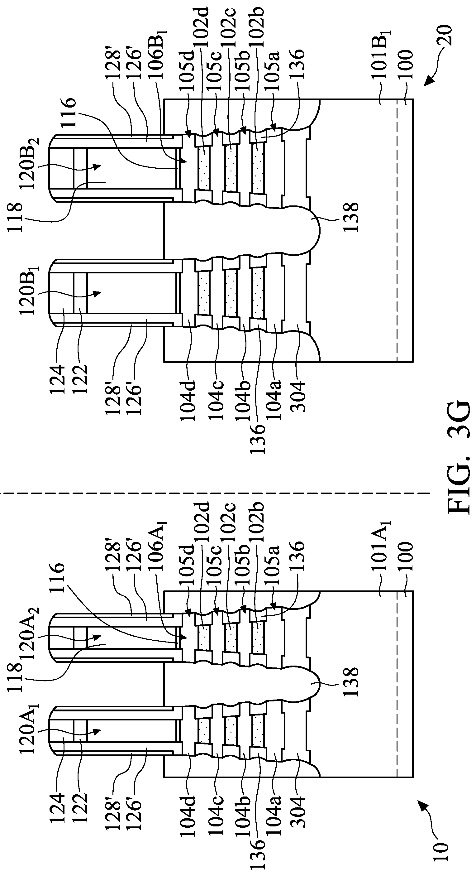 Patent US12324215 Figure 13 – Semiconductor device structure with metal gate stack