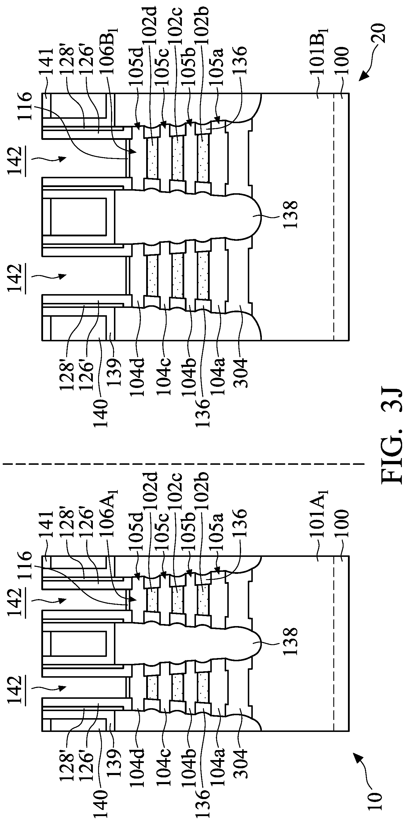 Patent US12324215 Figure 16 – Semiconductor device structure with metal gate stack
