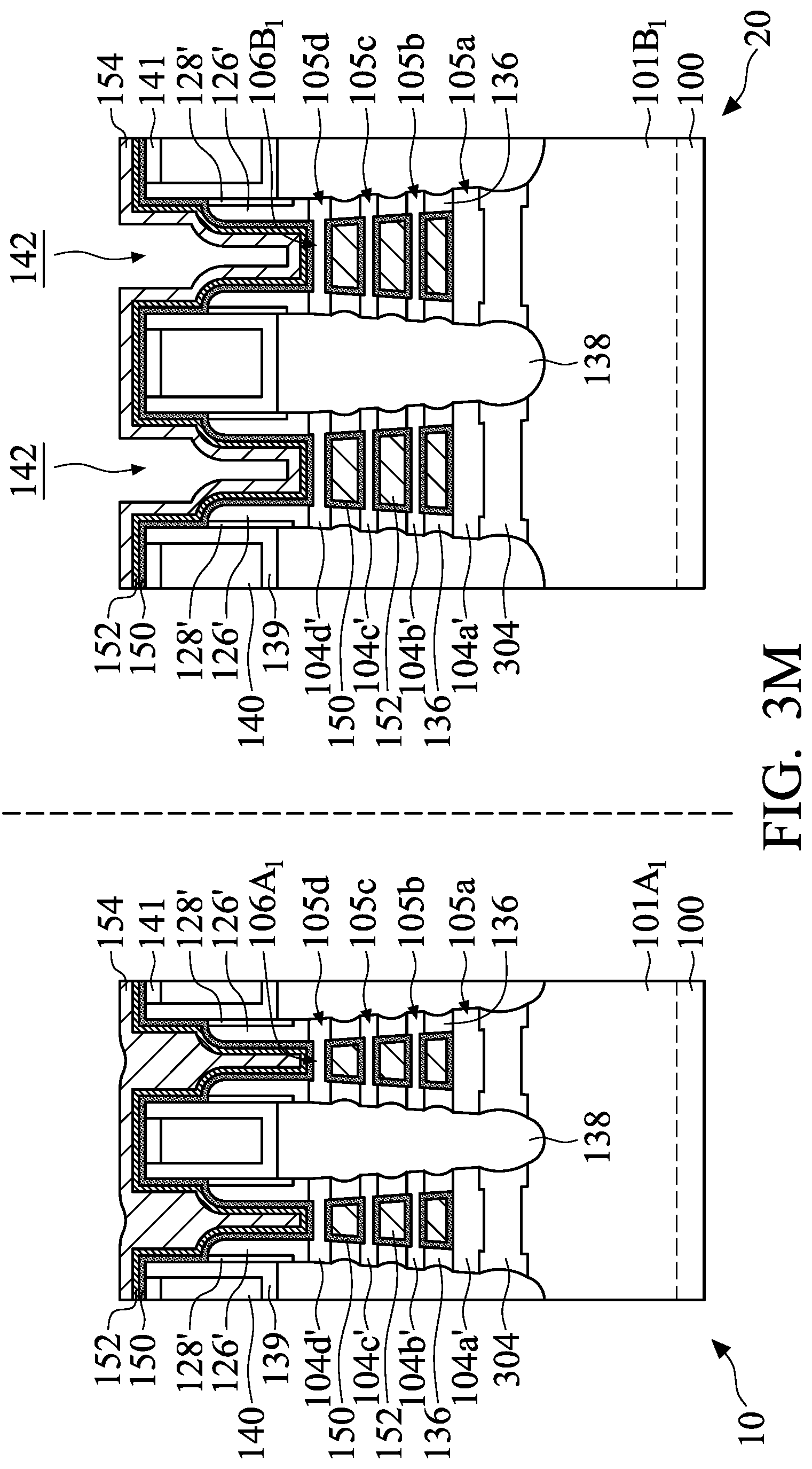 Patent US12324215 Figure 19 – Semiconductor device structure with metal gate stack
