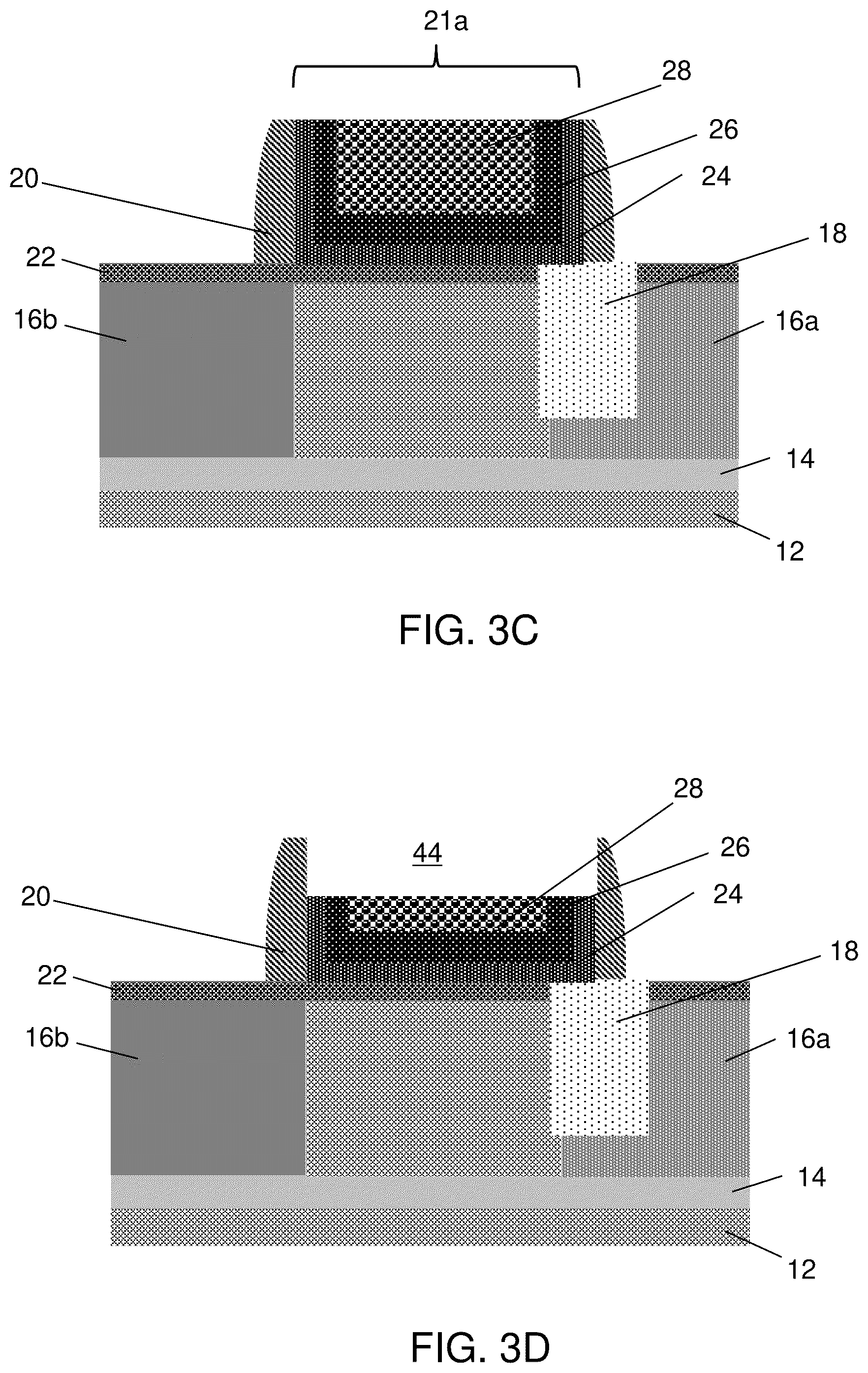 Patent US12324217 Figure 4 – Laterally diffused metal-oxide semiconductor with gate contact