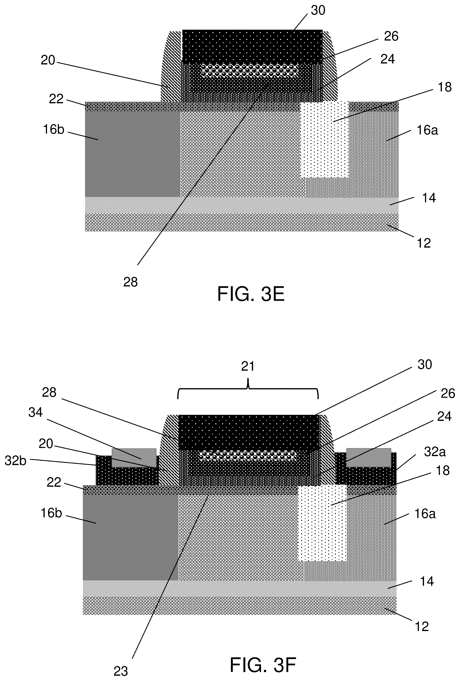 Patent US12324217 Figure 5 – Laterally diffused metal-oxide semiconductor with gate contact