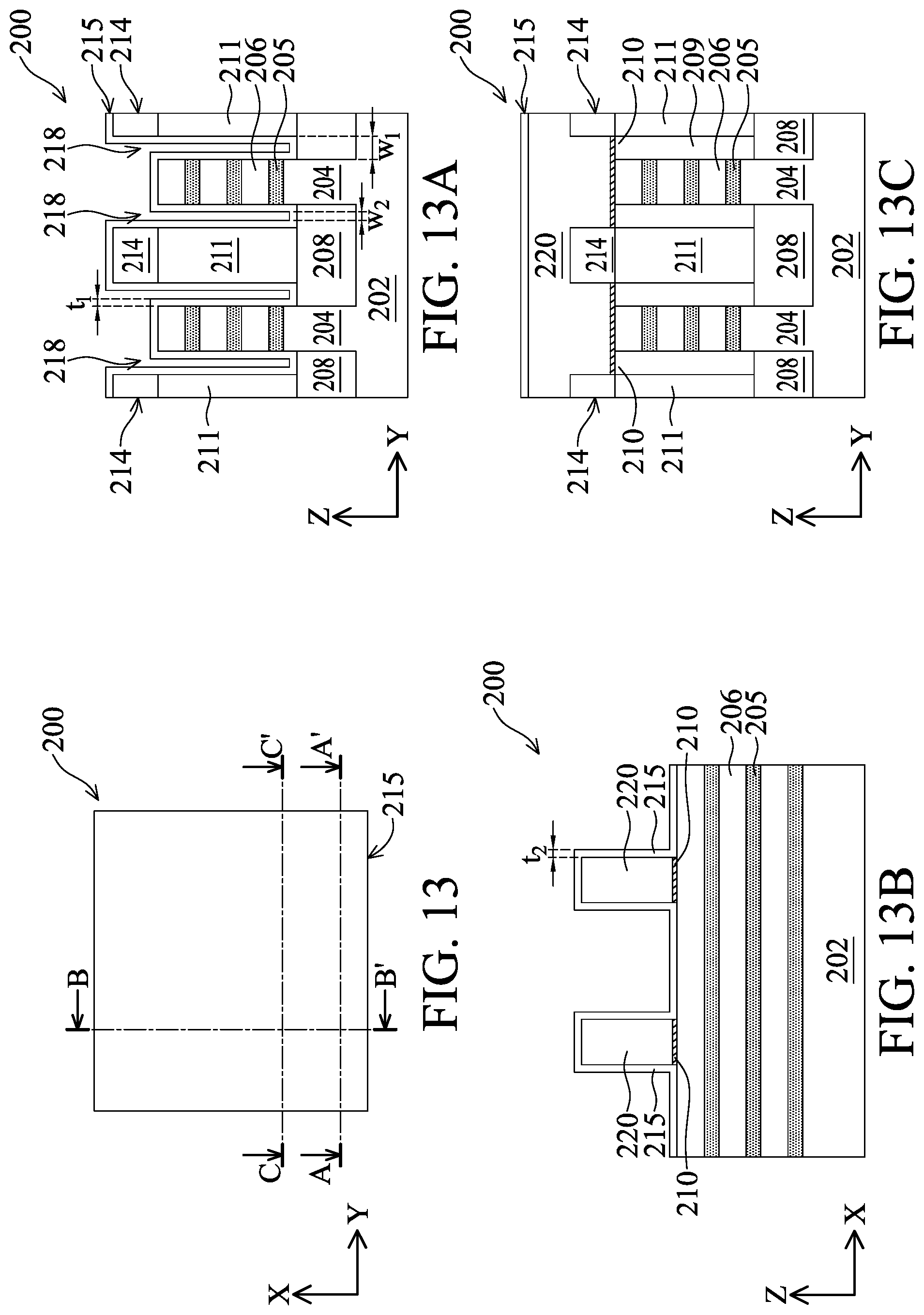 Patent US12324218 Figure 14 – Semiconductor devices with air gaps and the method thereof