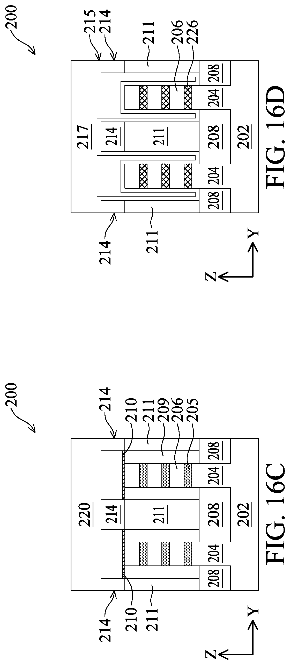 Patent US12324218 Figure 20 – Semiconductor devices with air gaps and the method thereof