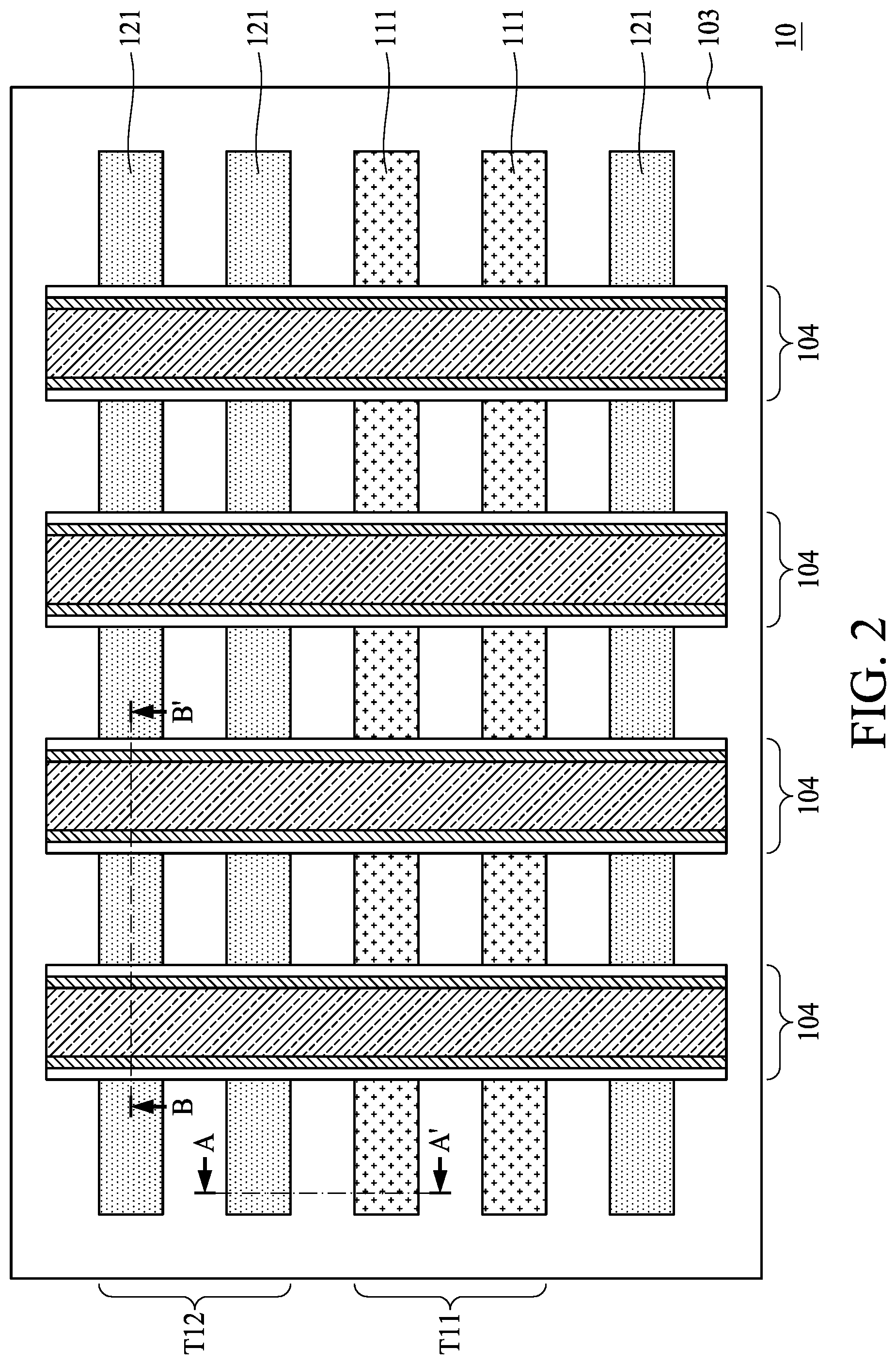 Patent US12324220 Figure 2 – Semiconductor structure and method for manufacturing the same