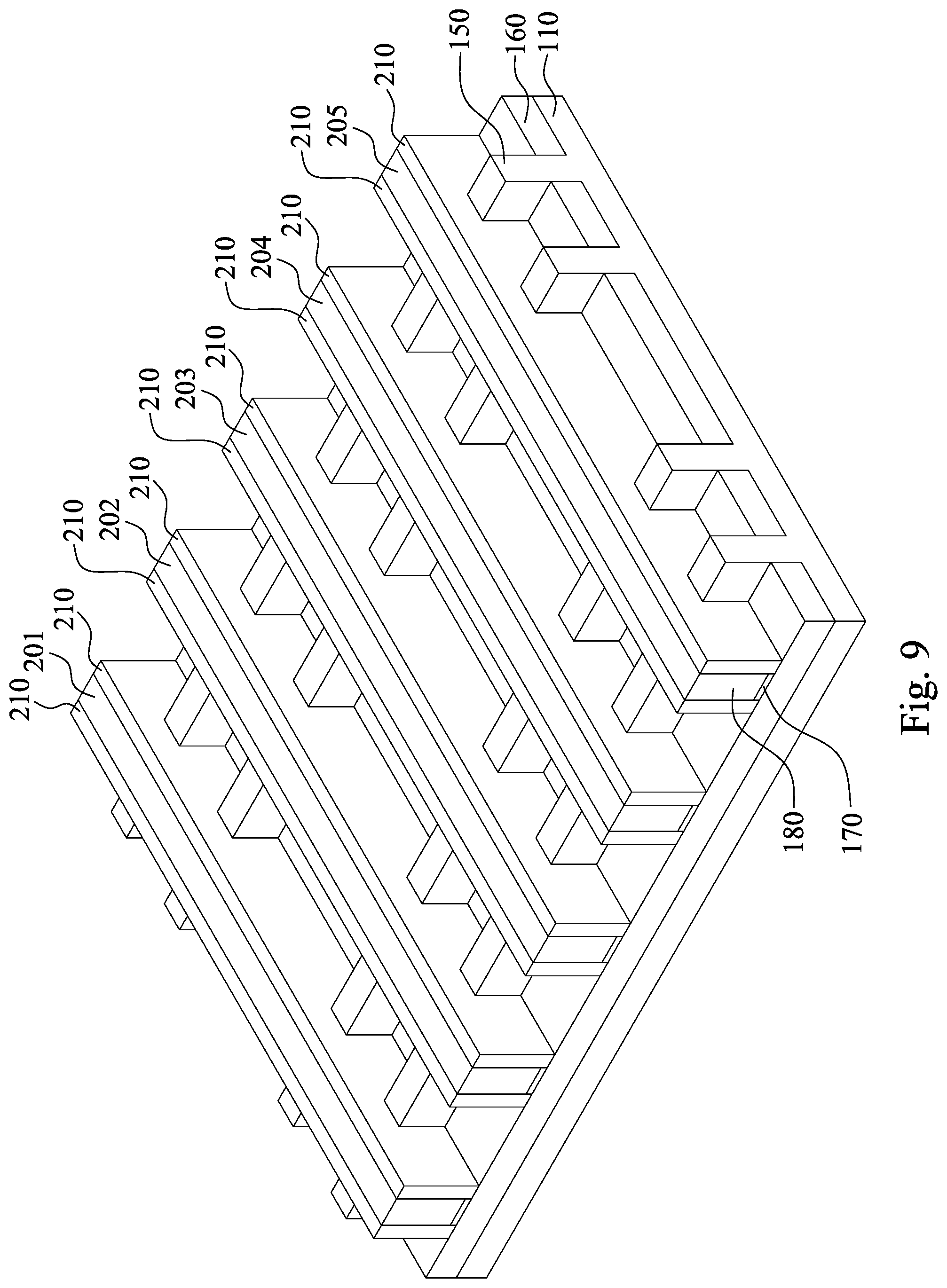 Patent US12324222 Figure 9 – Semiconductor device with contracted isolation feature
