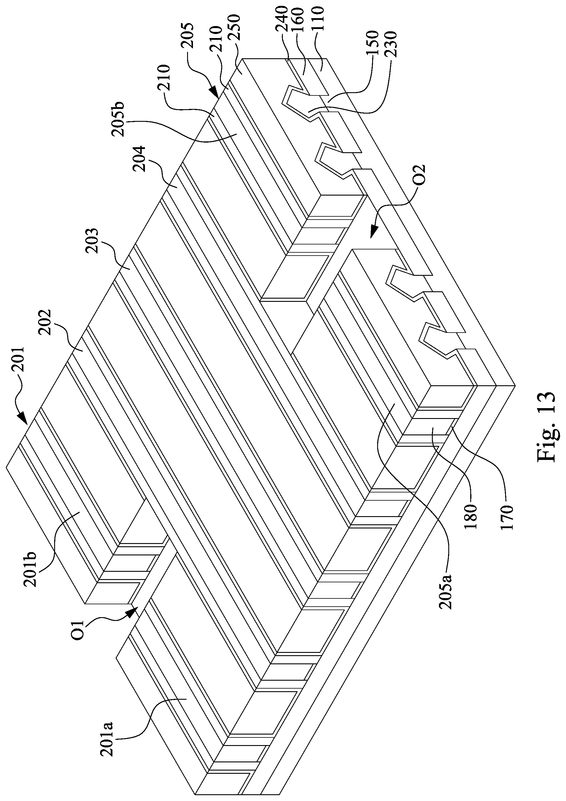 Patent US12324222 Figure 13 – Semiconductor device with contracted isolation feature