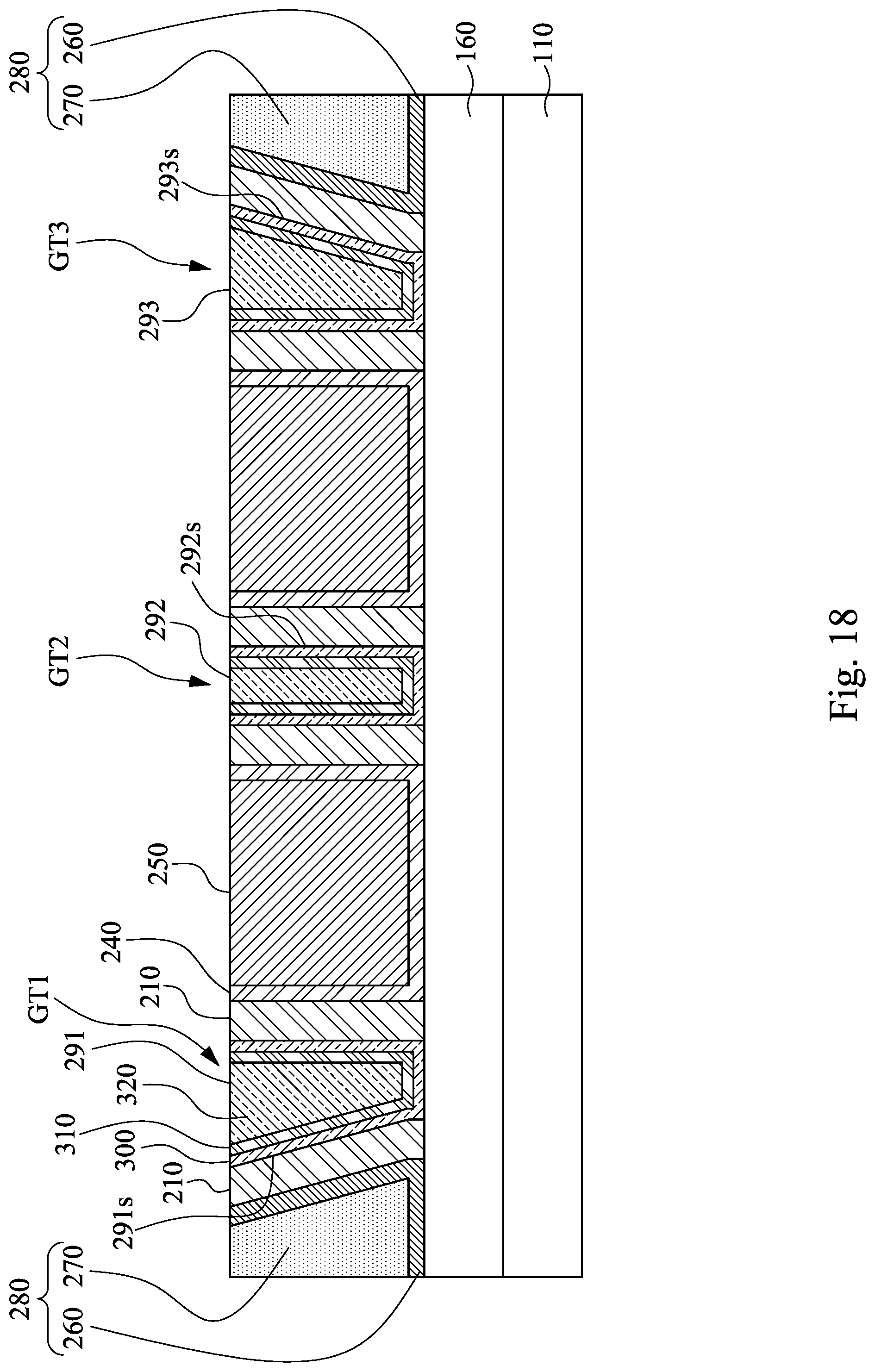 Patent US12324222 Figure 18 – Semiconductor device with contracted isolation feature