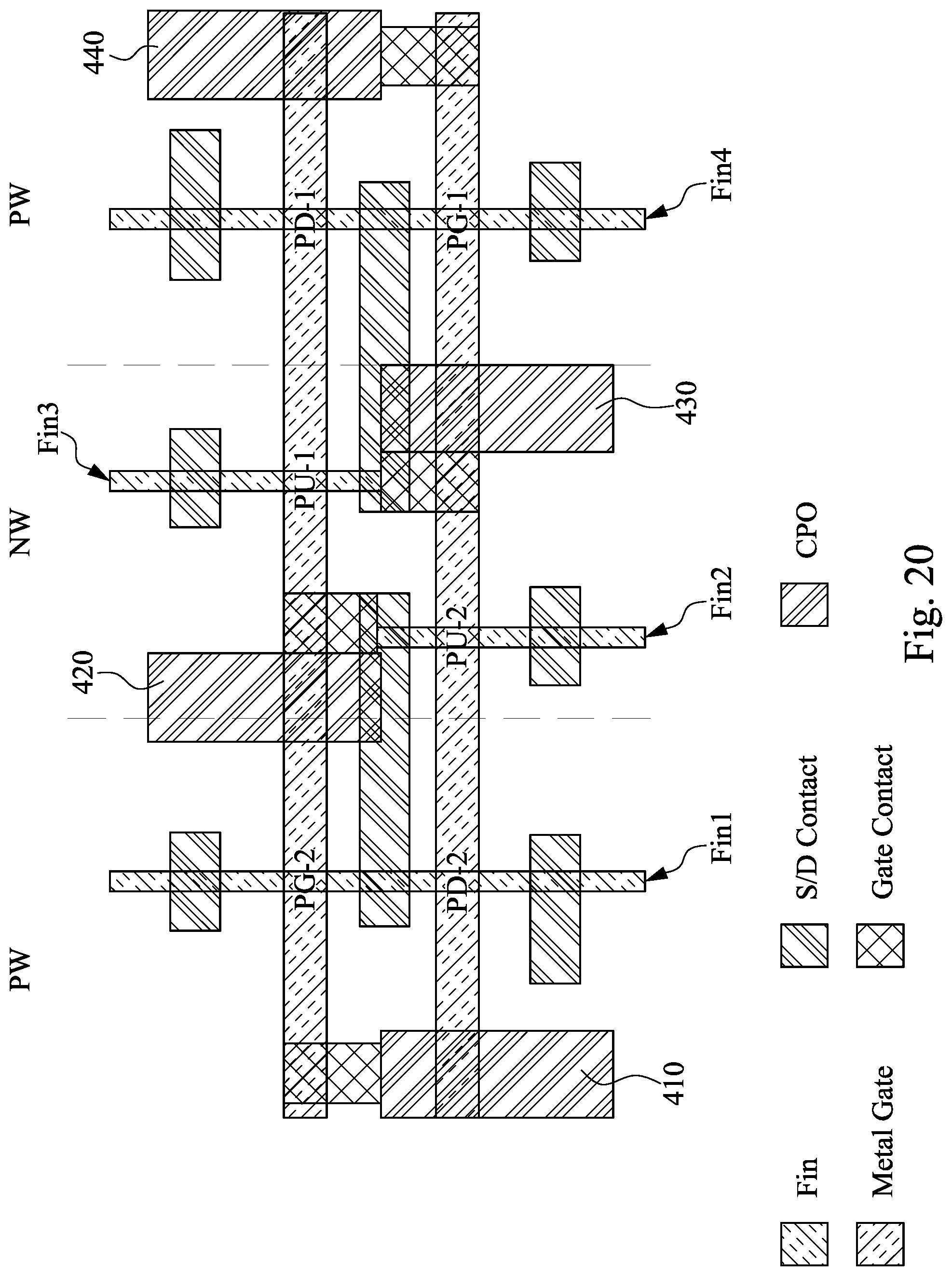 Patent US12324222 Figure 20 – Semiconductor device with contracted isolation feature