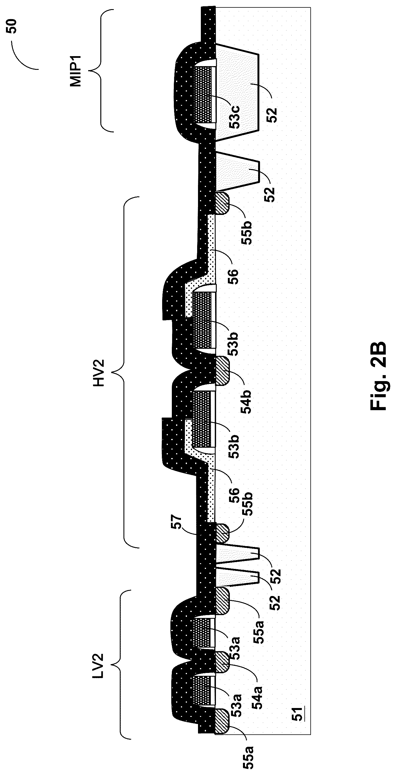 Patent US12324223 Figure 7 – Manufacturing method of integrated structure of semiconductor devices having split gate