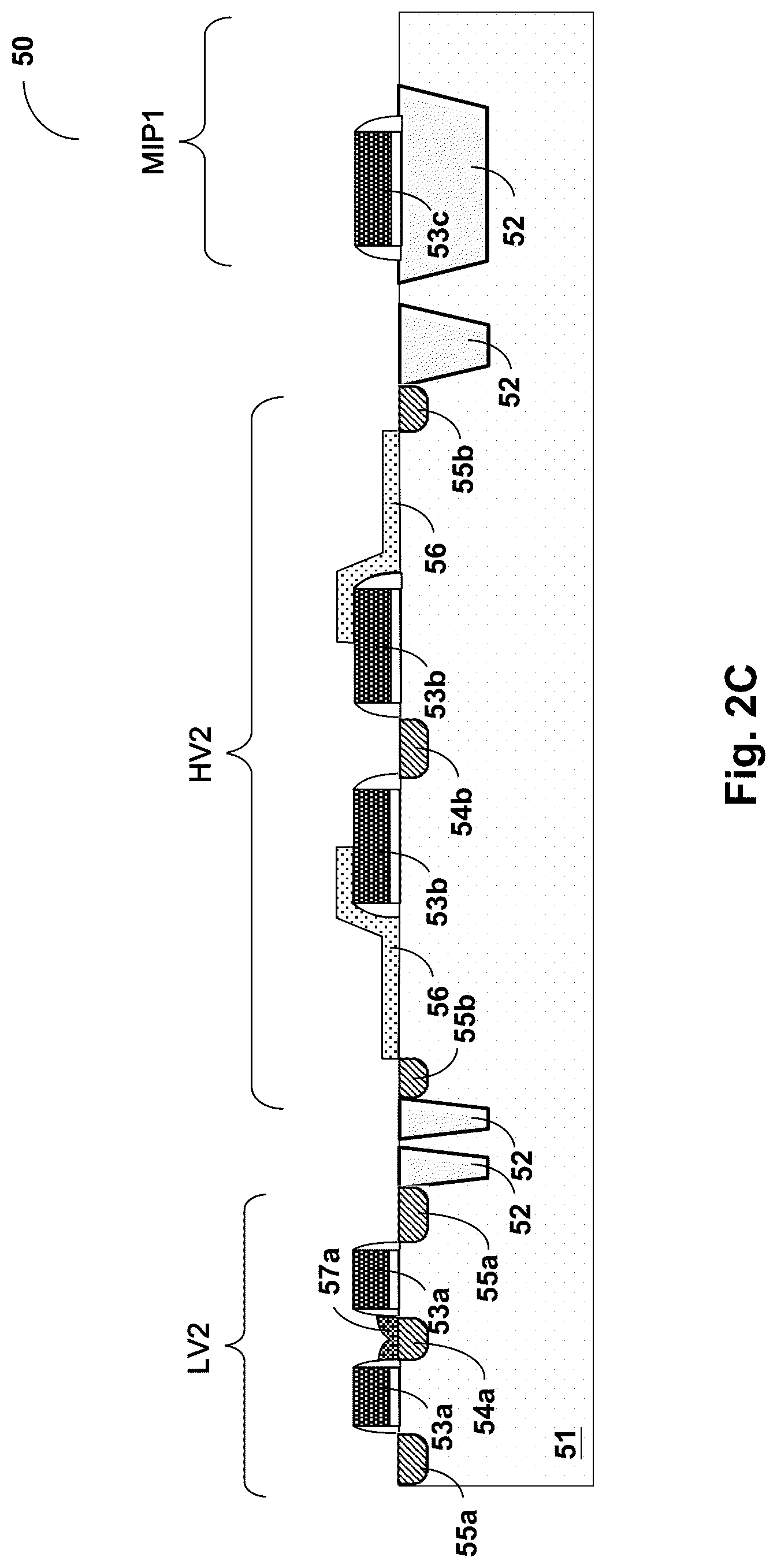 Patent US12324223 Figure 8 – Manufacturing method of integrated structure of semiconductor devices having split gate