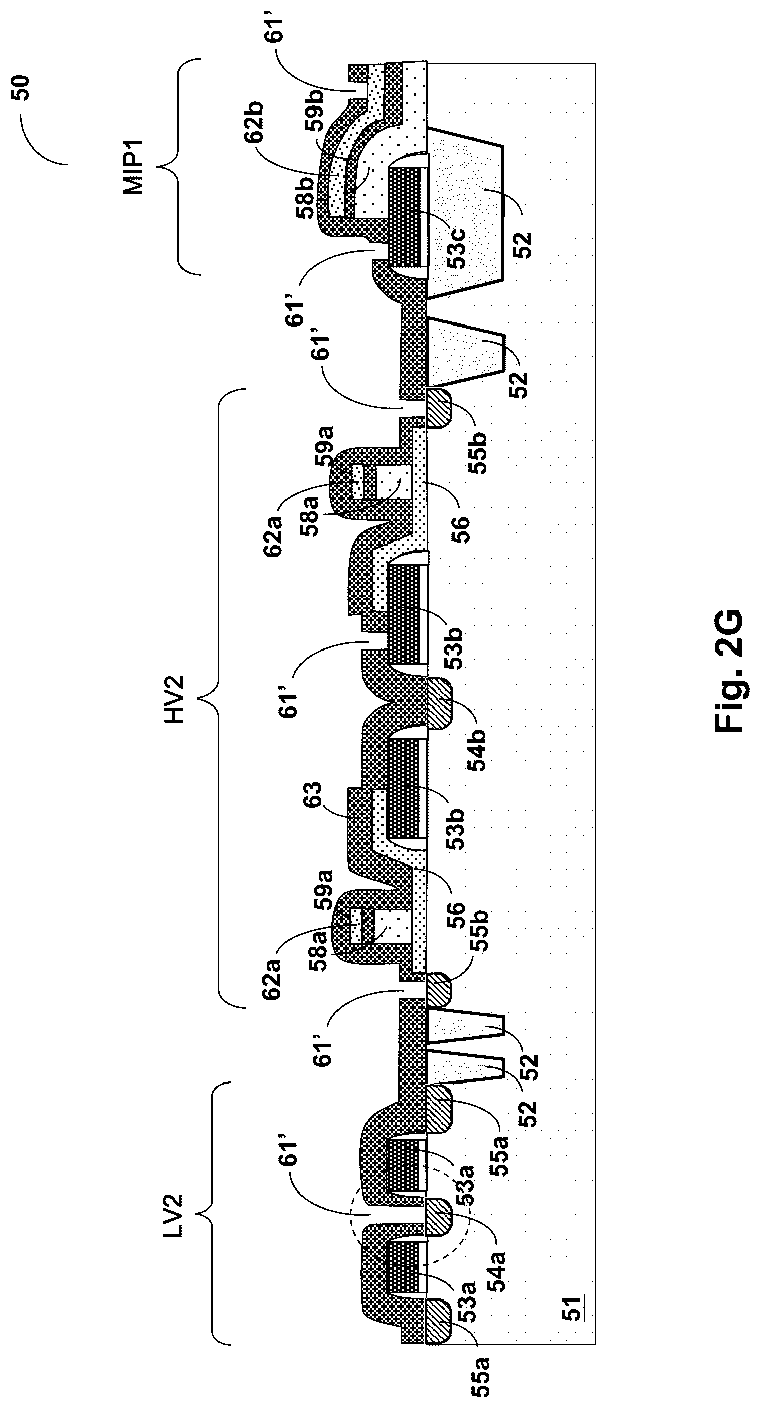 Patent US12324223 Figure 12 – Manufacturing method of integrated structure of semiconductor devices having split gate