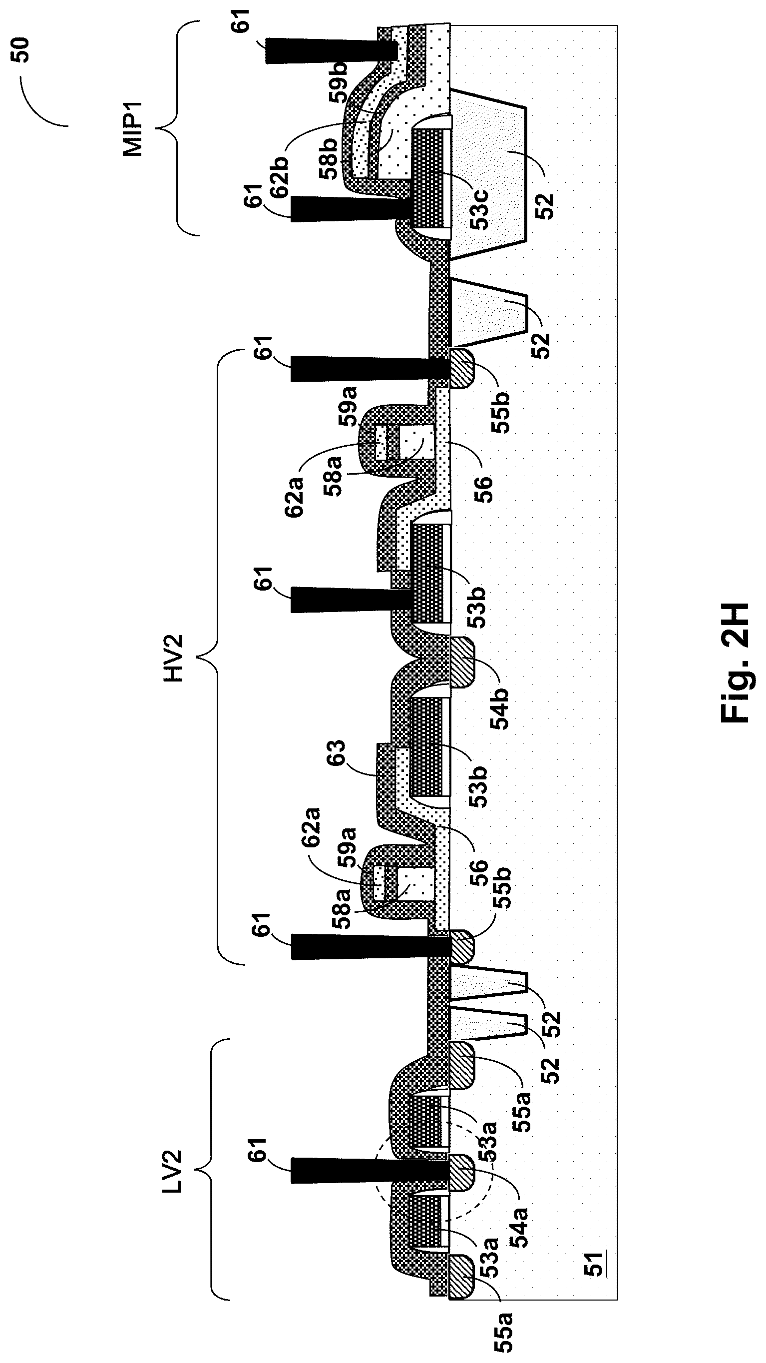 Patent US12324223 Figure 13 – Manufacturing method of integrated structure of semiconductor devices having split gate