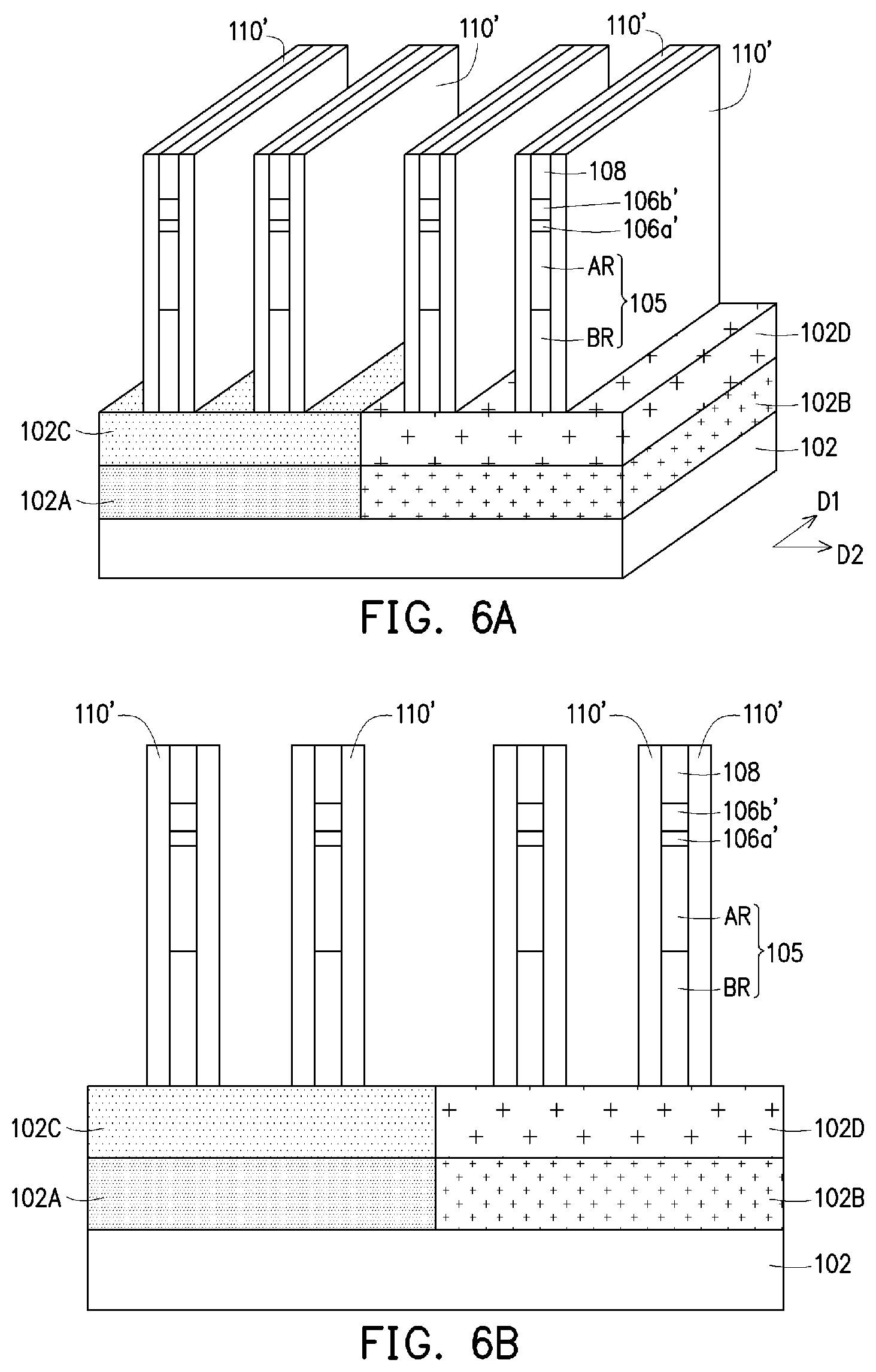 Patent US12324224 Figure 6 – Method of fabricating Fin-type field-effect transistor device having substrate with heavy doped and light doped regions