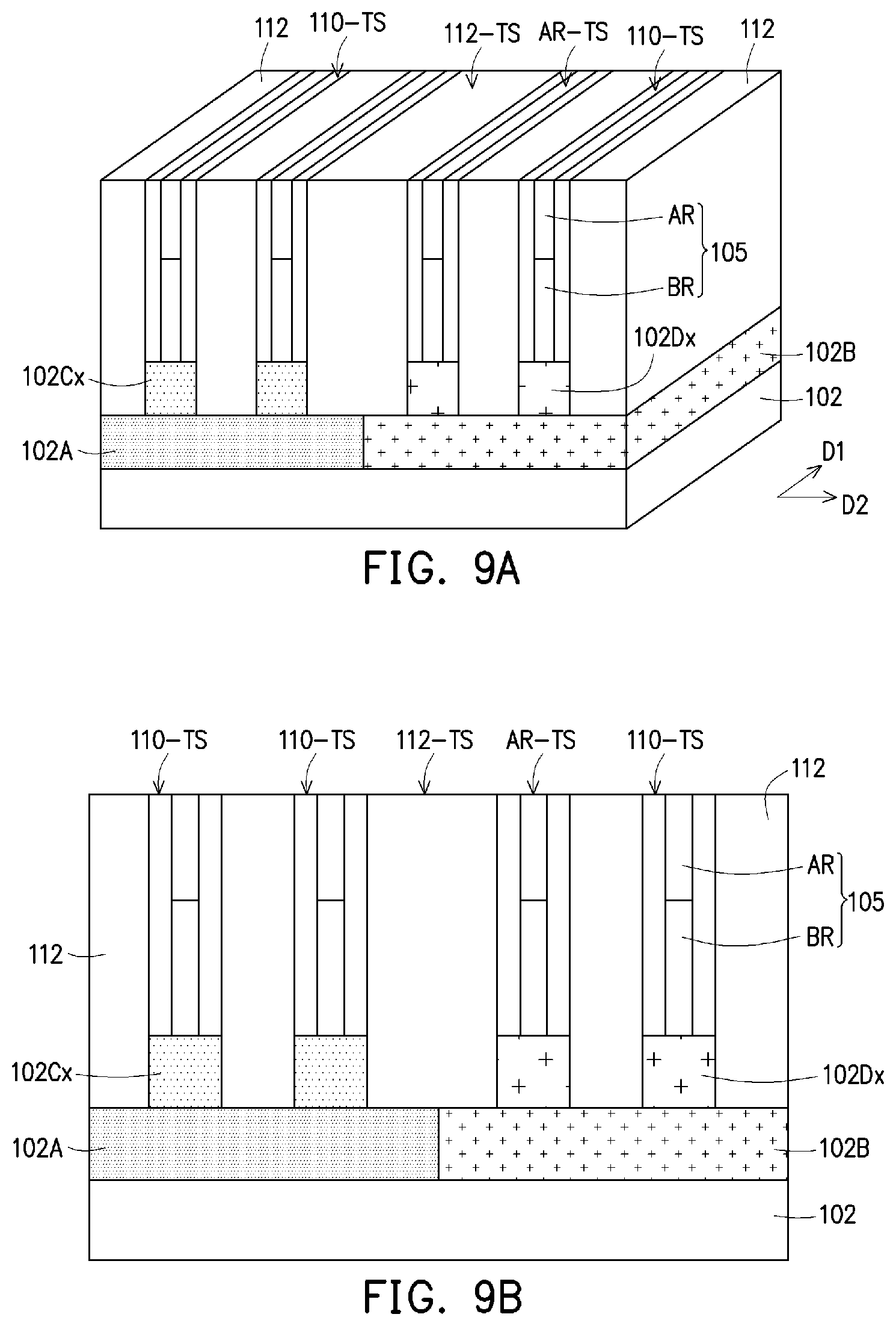 Patent US12324224 Figure 9 – Method of fabricating Fin-type field-effect transistor device having substrate with heavy doped and light doped regions