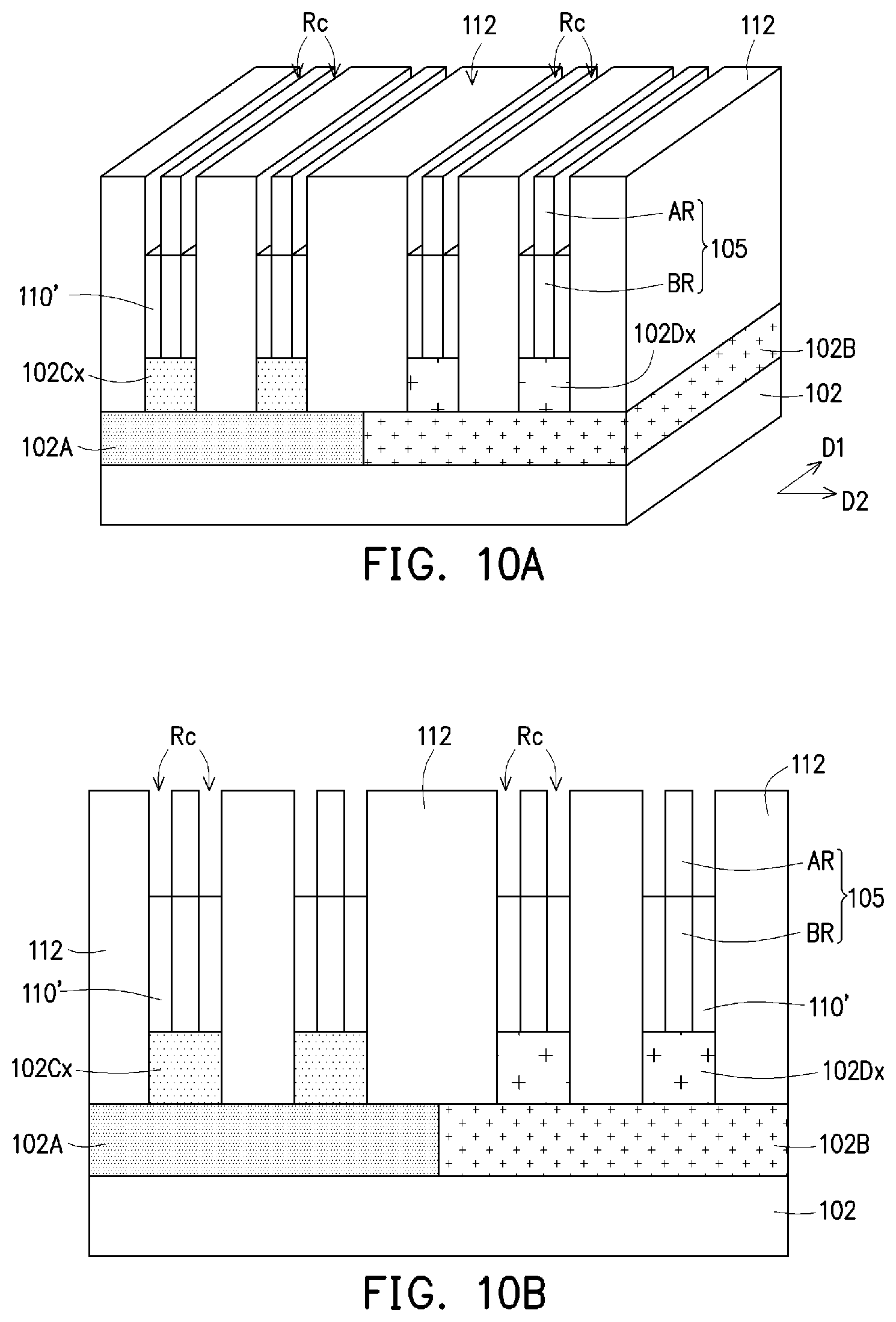 Patent US12324224 Figure 10 – Method of fabricating Fin-type field-effect transistor device having substrate with heavy doped and light doped regions