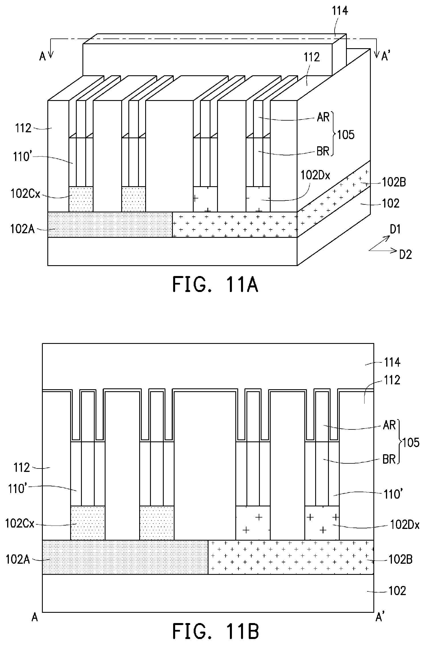 Patent US12324224 Figure 11 – Method of fabricating Fin-type field-effect transistor device having substrate with heavy doped and light doped regions