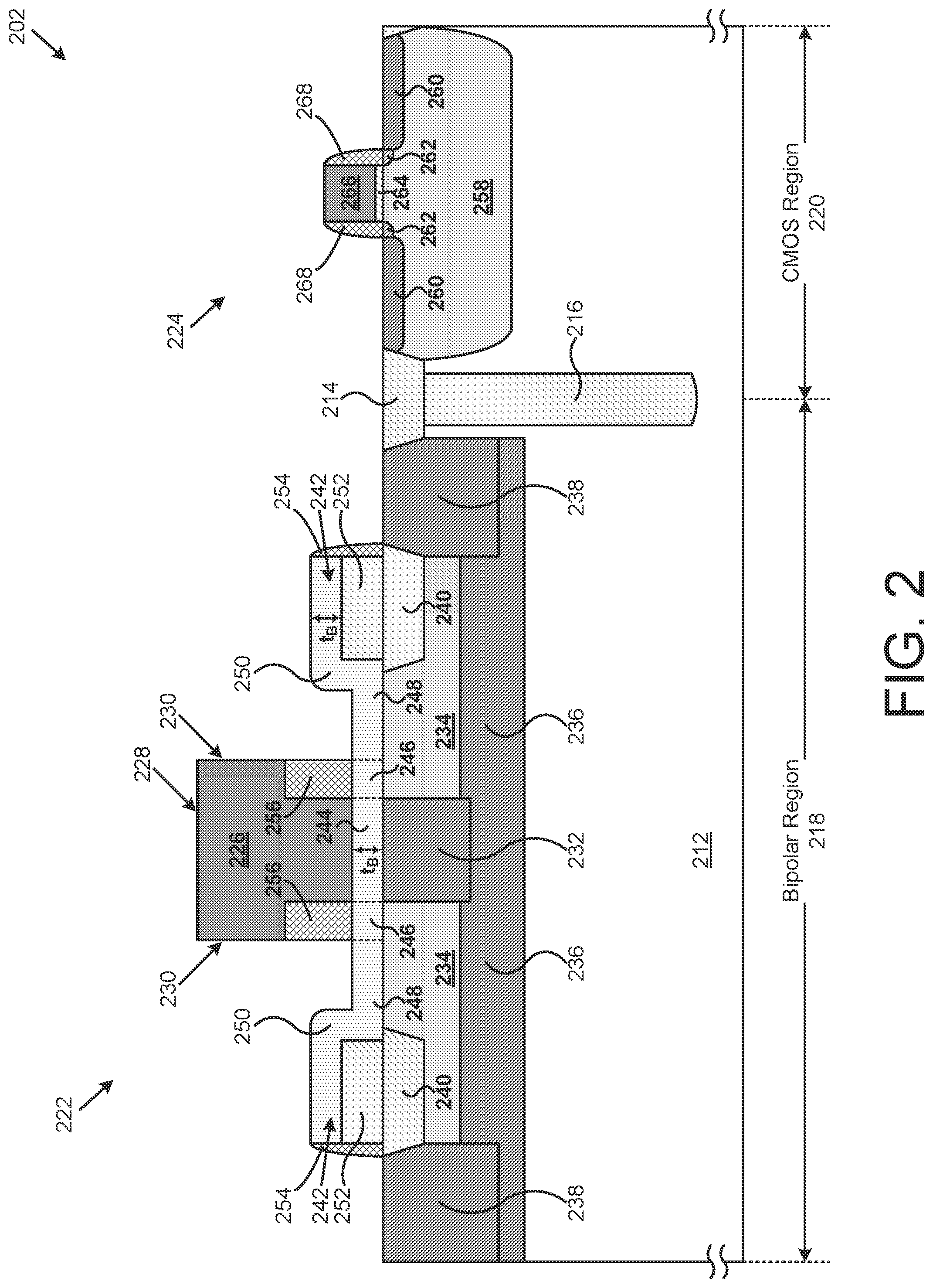 Patent US12324226 Figure 2 – Method of manufacturing bipolar complementary-metal-oxide-semiconductor (BiCMOS) devices using nickel silicide