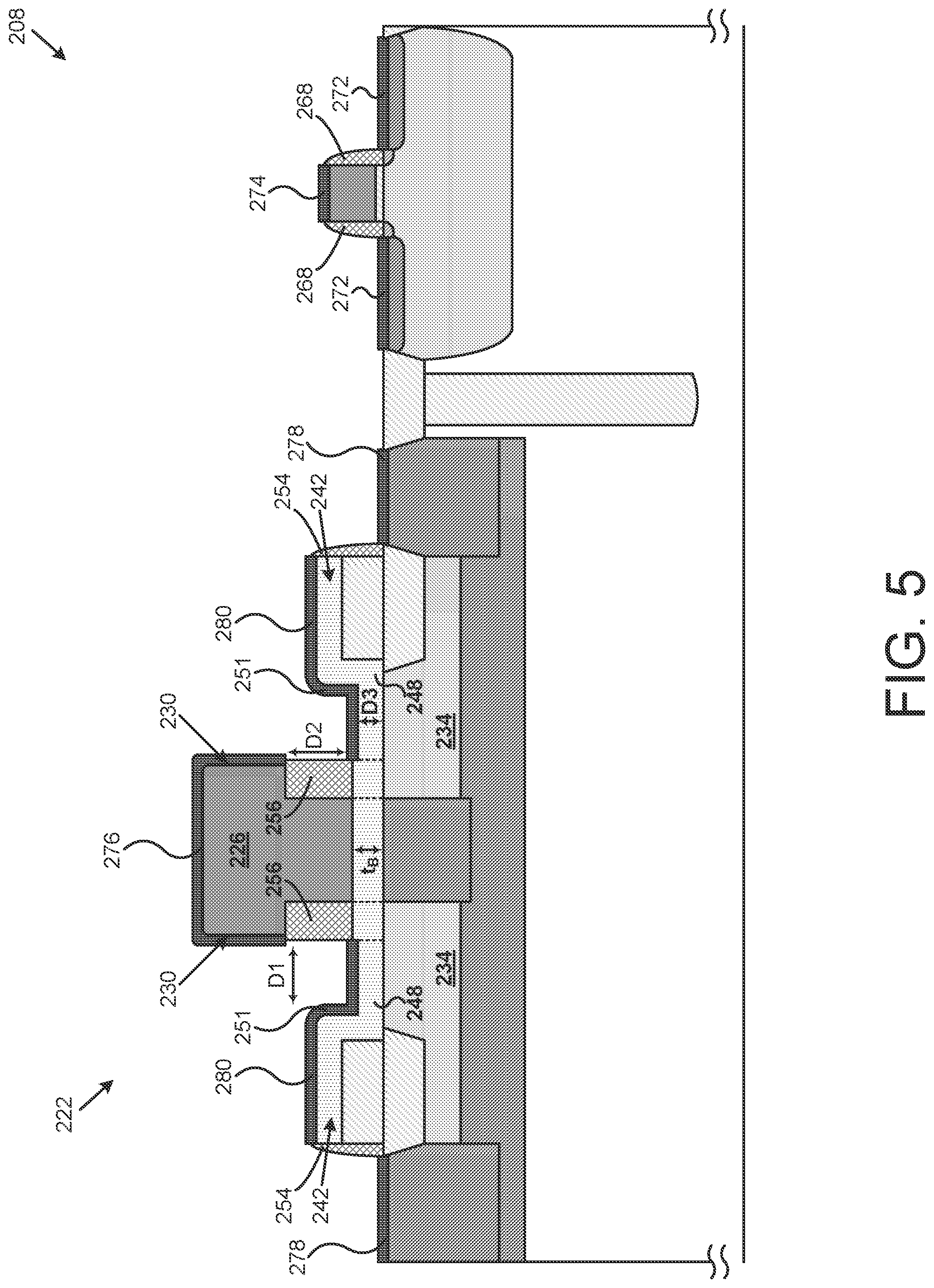 Patent US12324226 Figure 5 – Method of manufacturing bipolar complementary-metal-oxide-semiconductor (BiCMOS) devices using nickel silicide