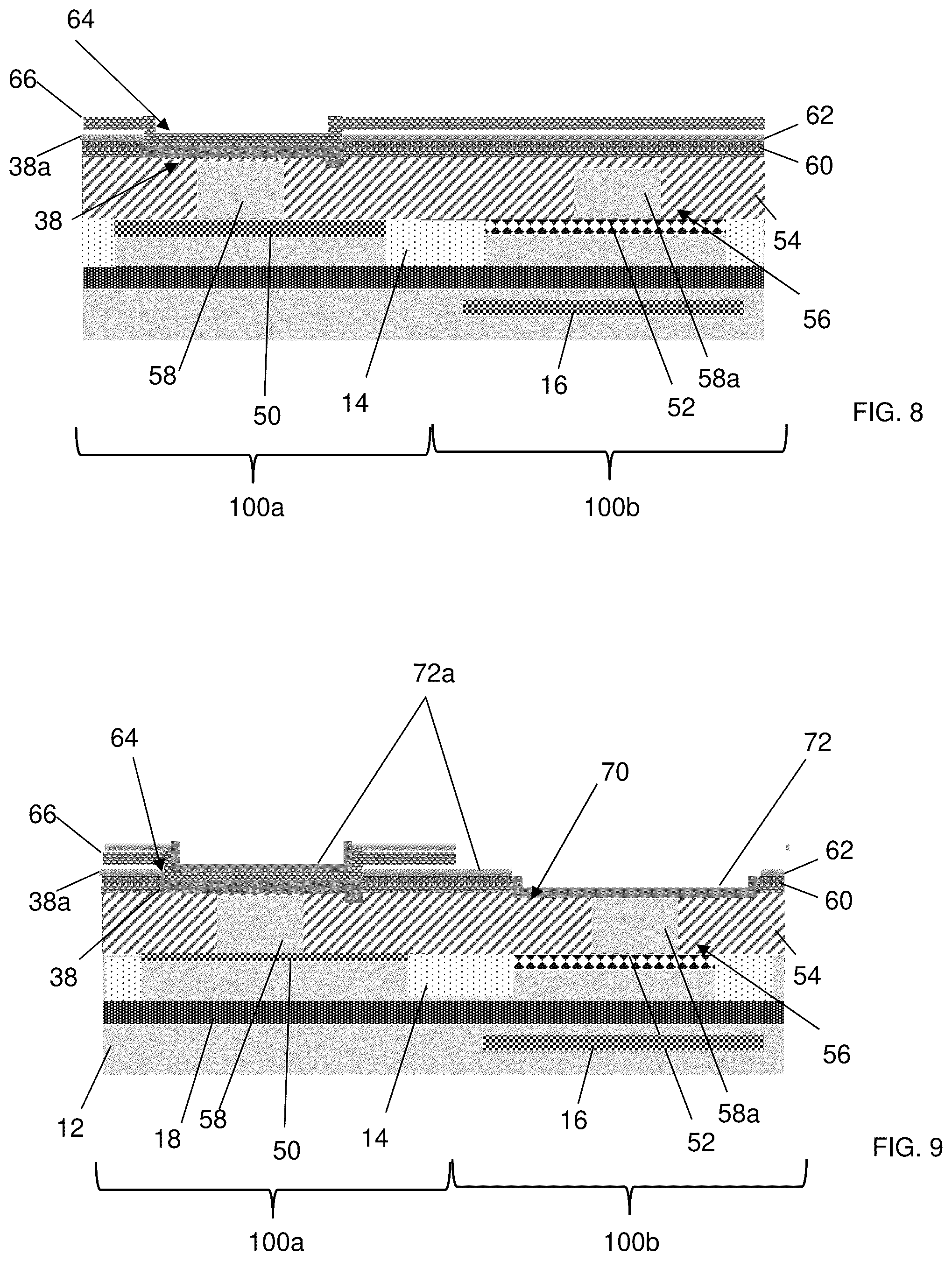 Patent US12324227 Figure 6 – Heterojunction bipolar transistor with buried trap rich isolation region