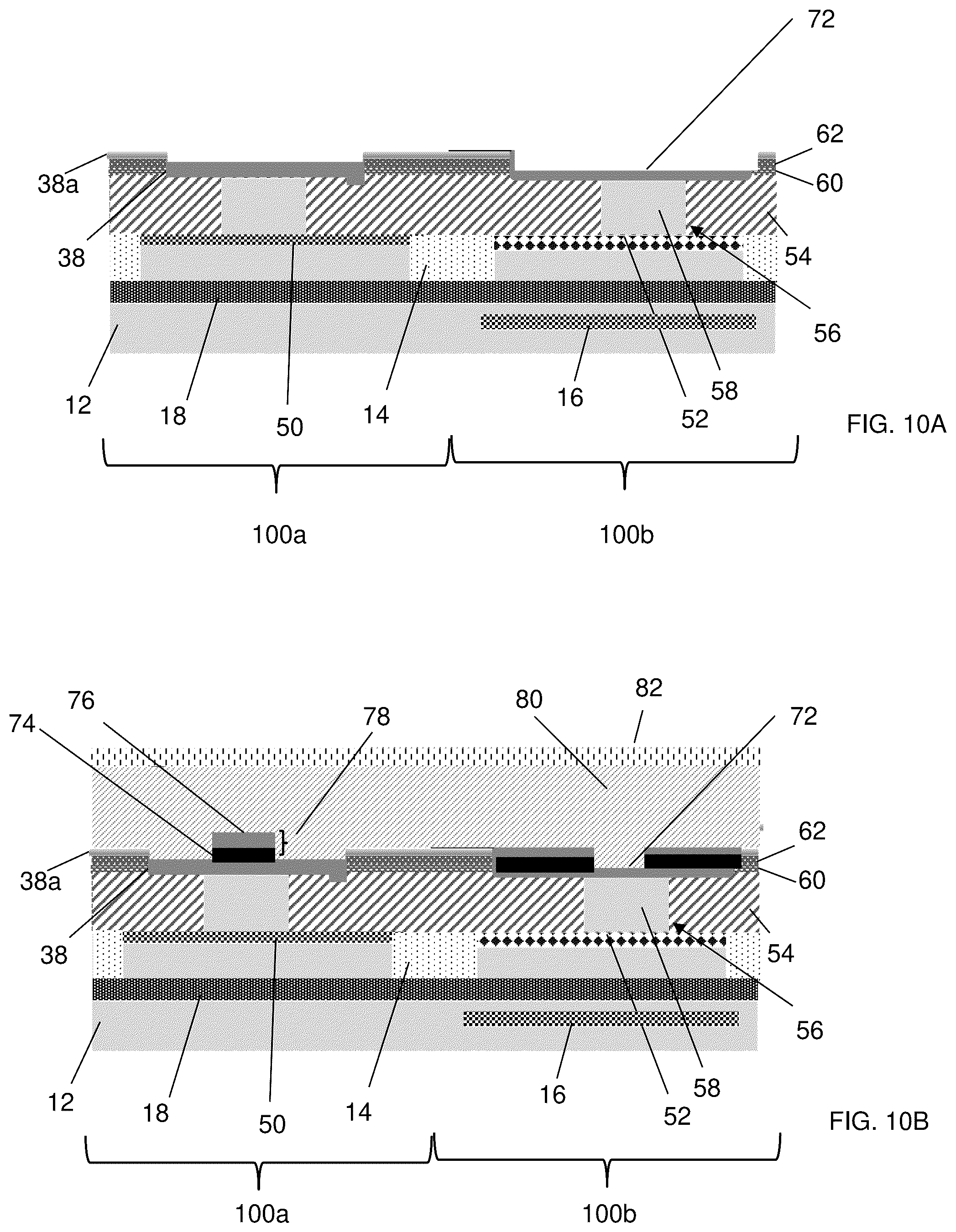 Patent US12324227 Figure 7 – Heterojunction bipolar transistor with buried trap rich isolation region