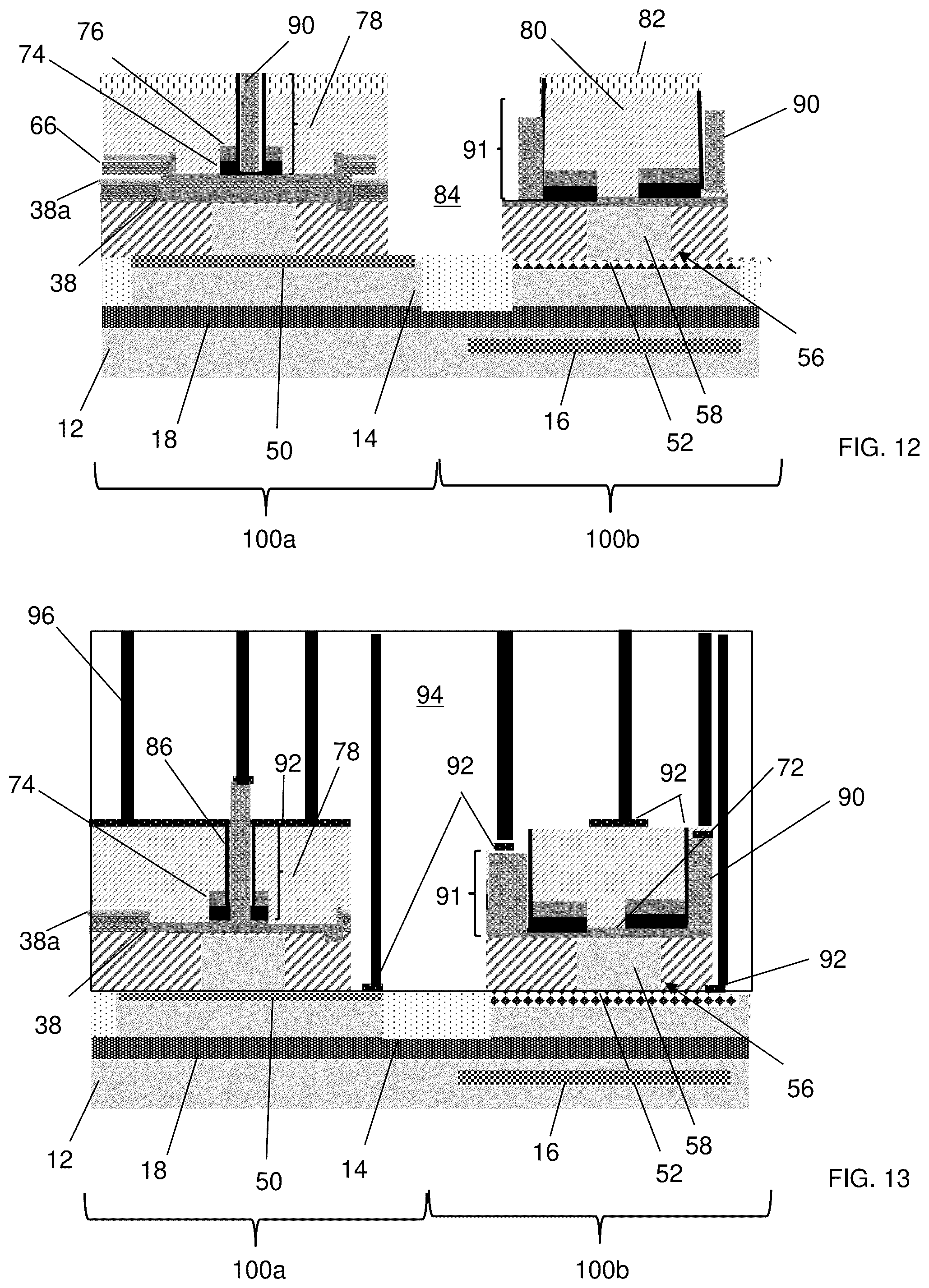 Patent US12324227 Figure 9 – Heterojunction bipolar transistor with buried trap rich isolation region