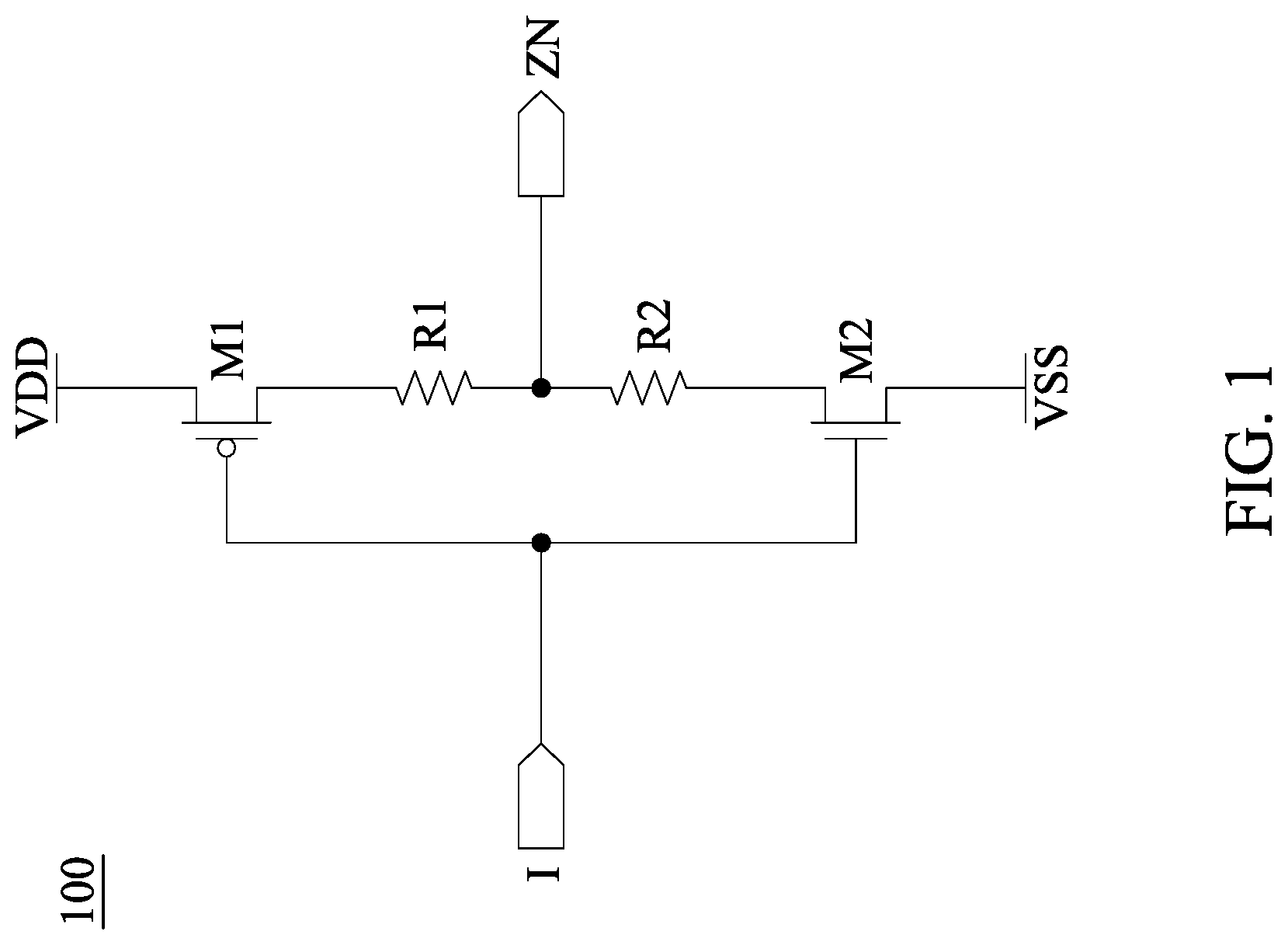 Patent US12324228 Figure 1 – Methods of resistance and capacitance reduction to circuit output nodes