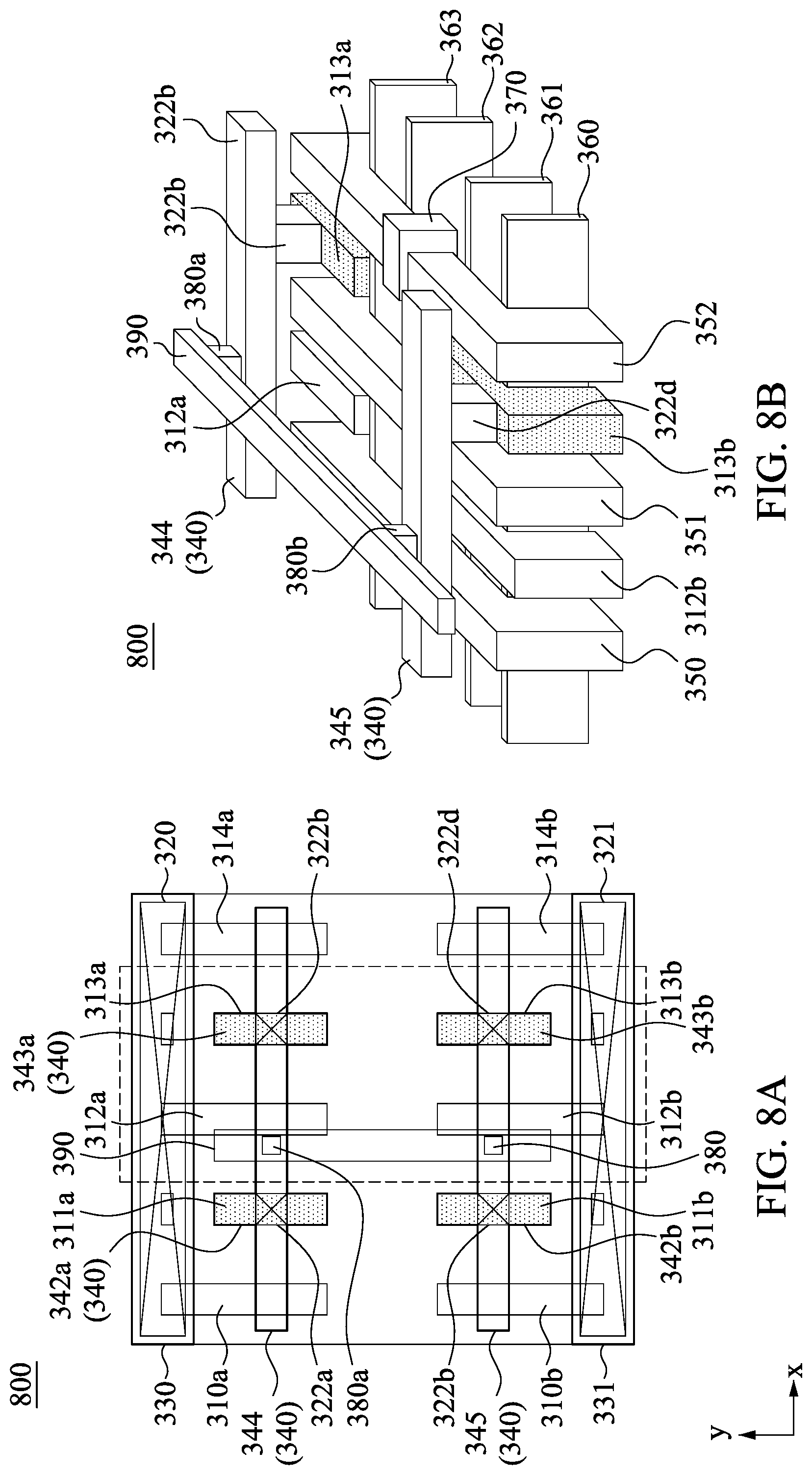 Patent US12324228 Figure 8 – Methods of resistance and capacitance reduction to circuit output nodes
