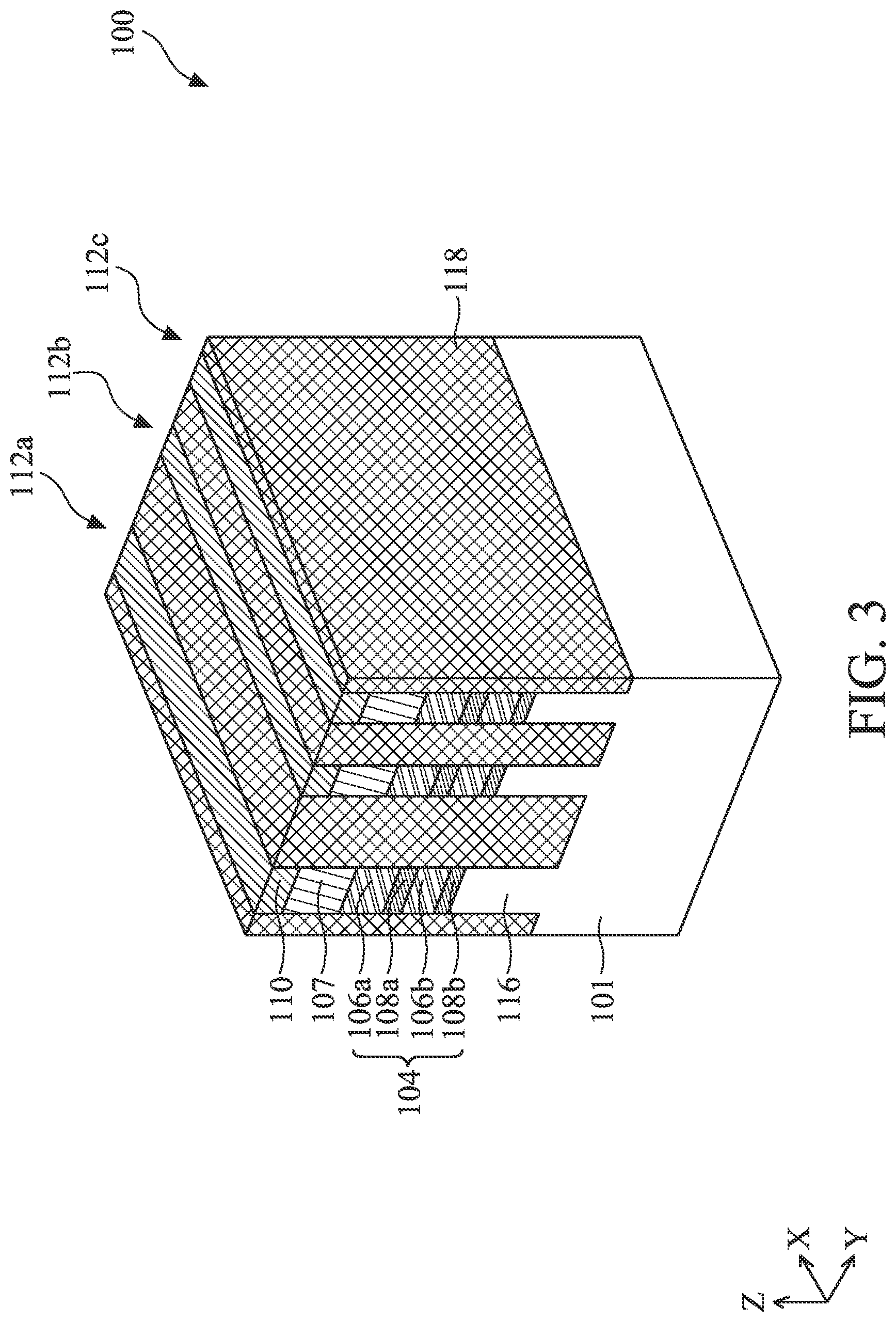 Patent US12324229 Figure 3 – Semiconductor device structure including forksheet transistors and methods of forming the same