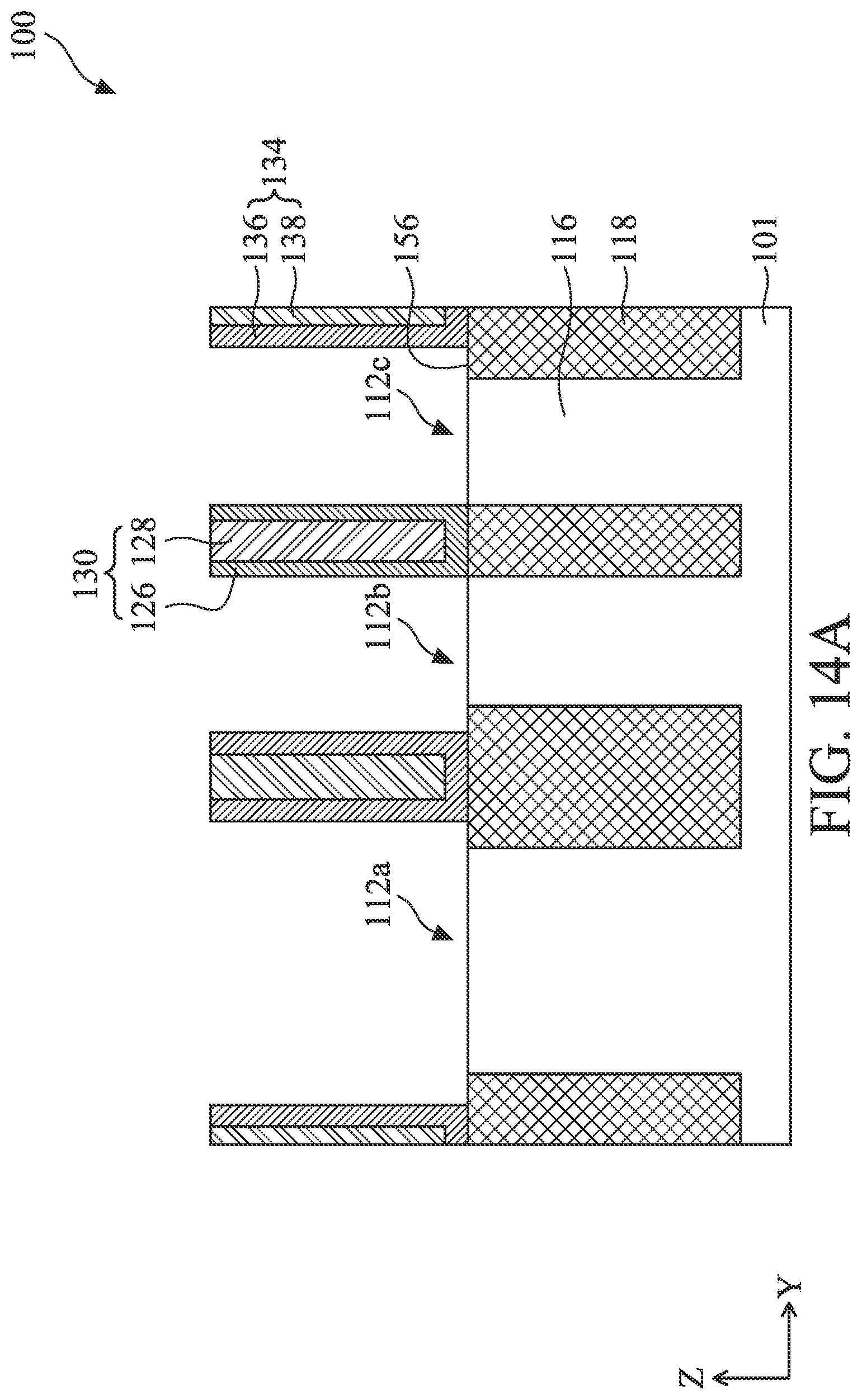 Patent US12324229 Figure 17 – Semiconductor device structure including forksheet transistors and methods of forming the same