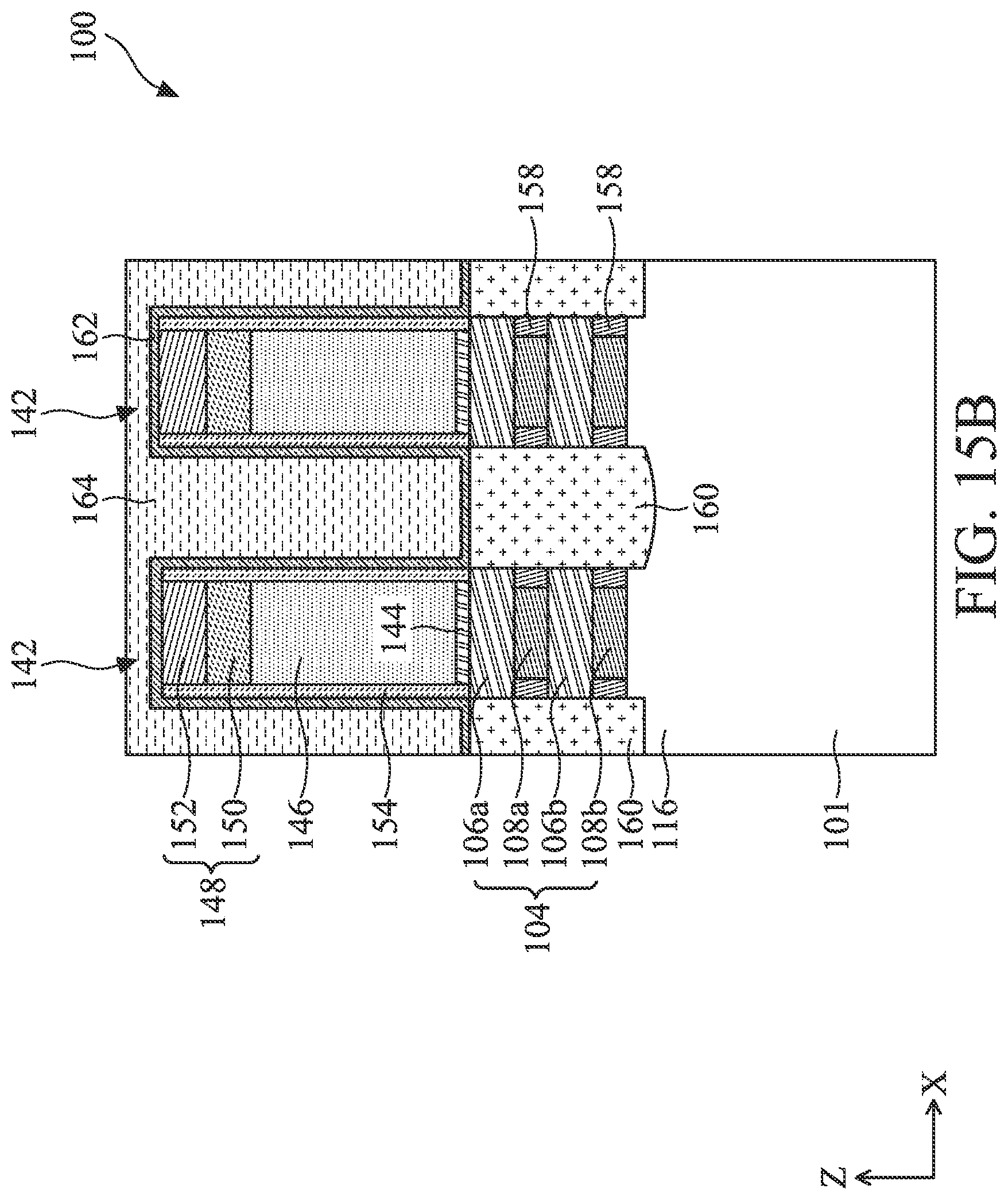Patent US12324229 Figure 20 – Semiconductor device structure including forksheet transistors and methods of forming the same