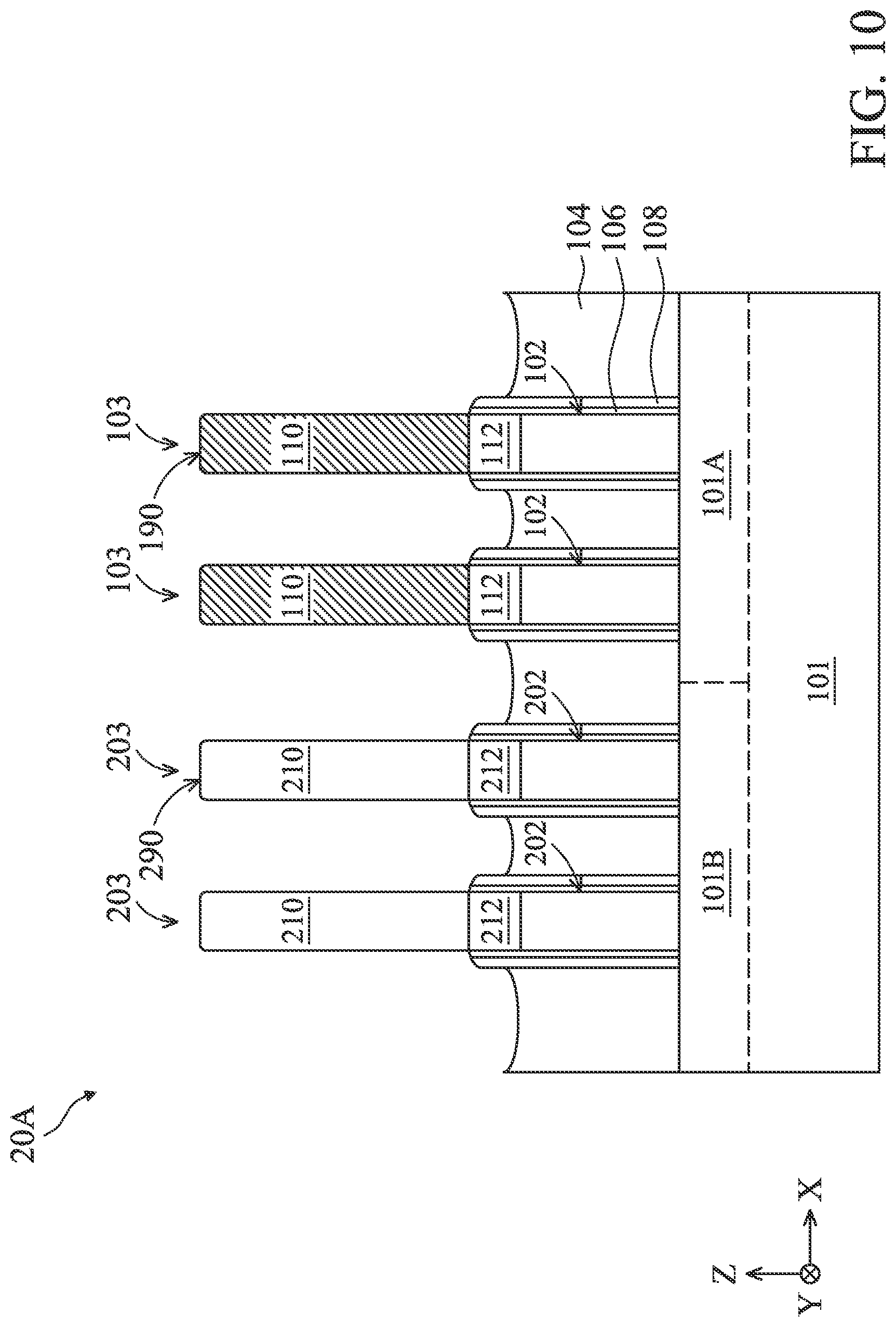 Patent US12324232 Figure 13 – Liner structures