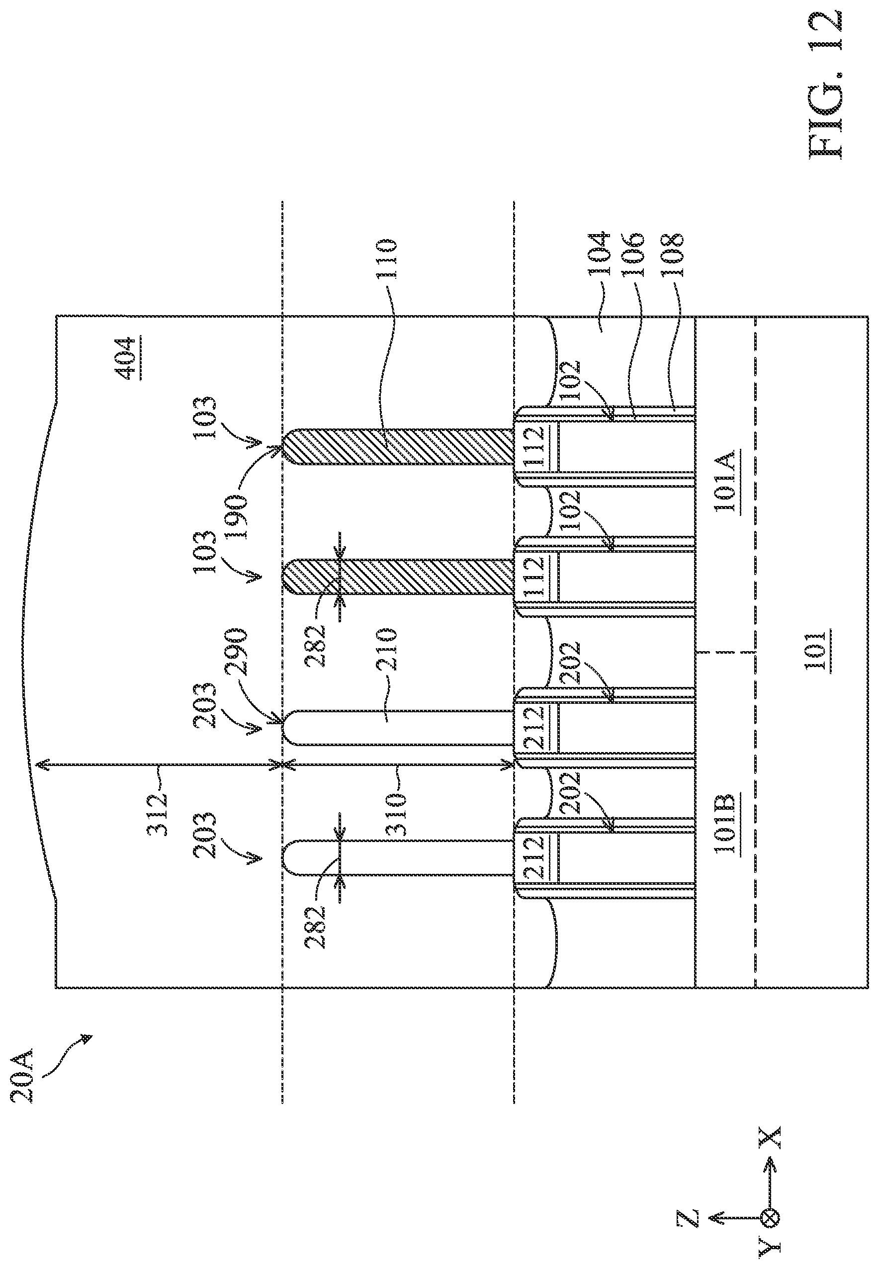 Patent US12324232 Figure 15 – Liner structures
