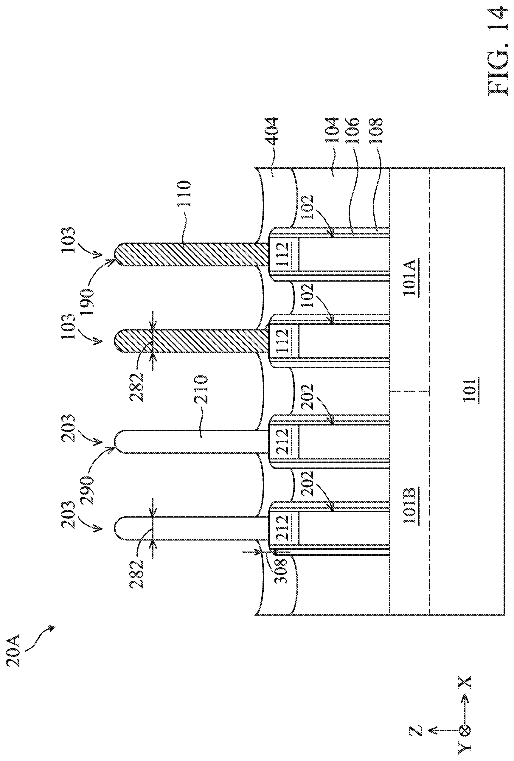 Patent US12324232 Figure 17 – Liner structures