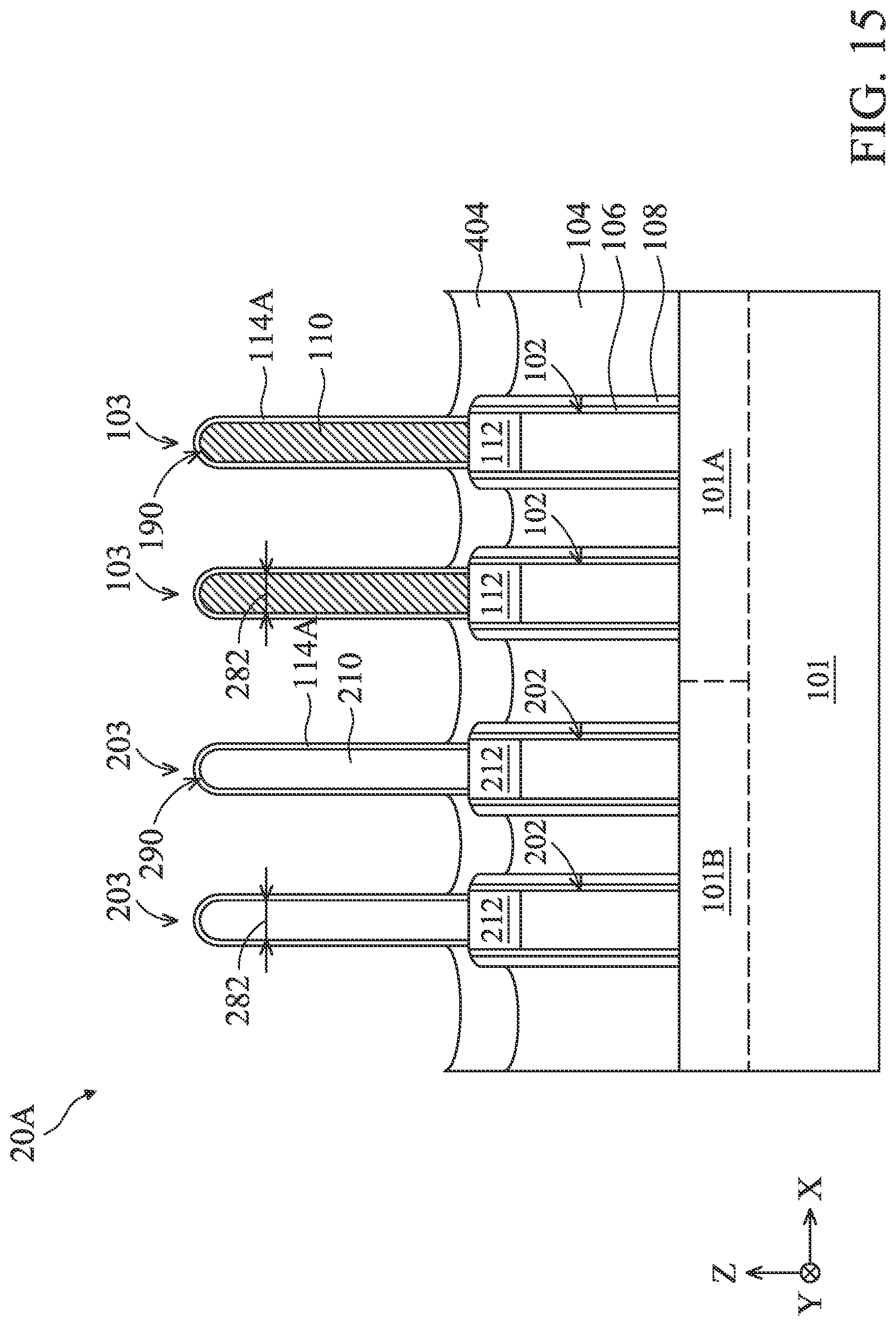 Patent US12324232 Figure 18 – Liner structures