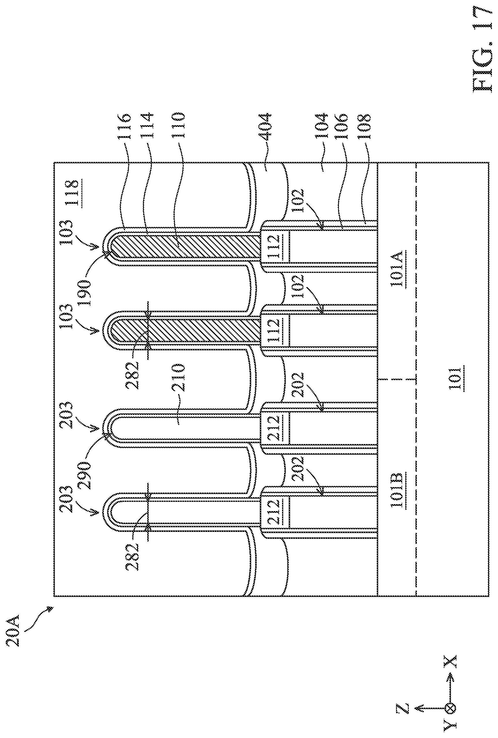 Patent US12324232 Figure 20 – Liner structures