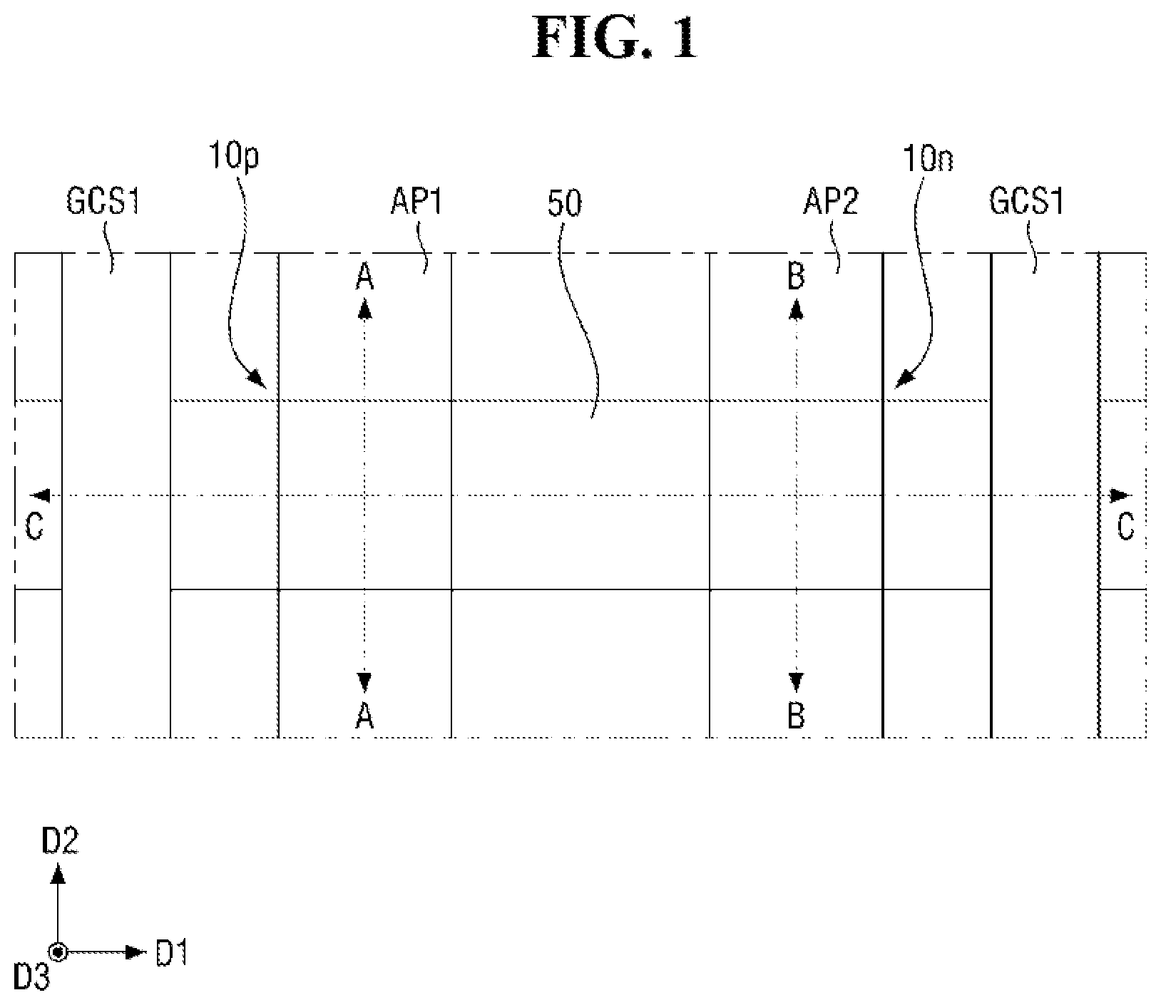 Patent US12324233 Figure 1 – Semiconductor device
