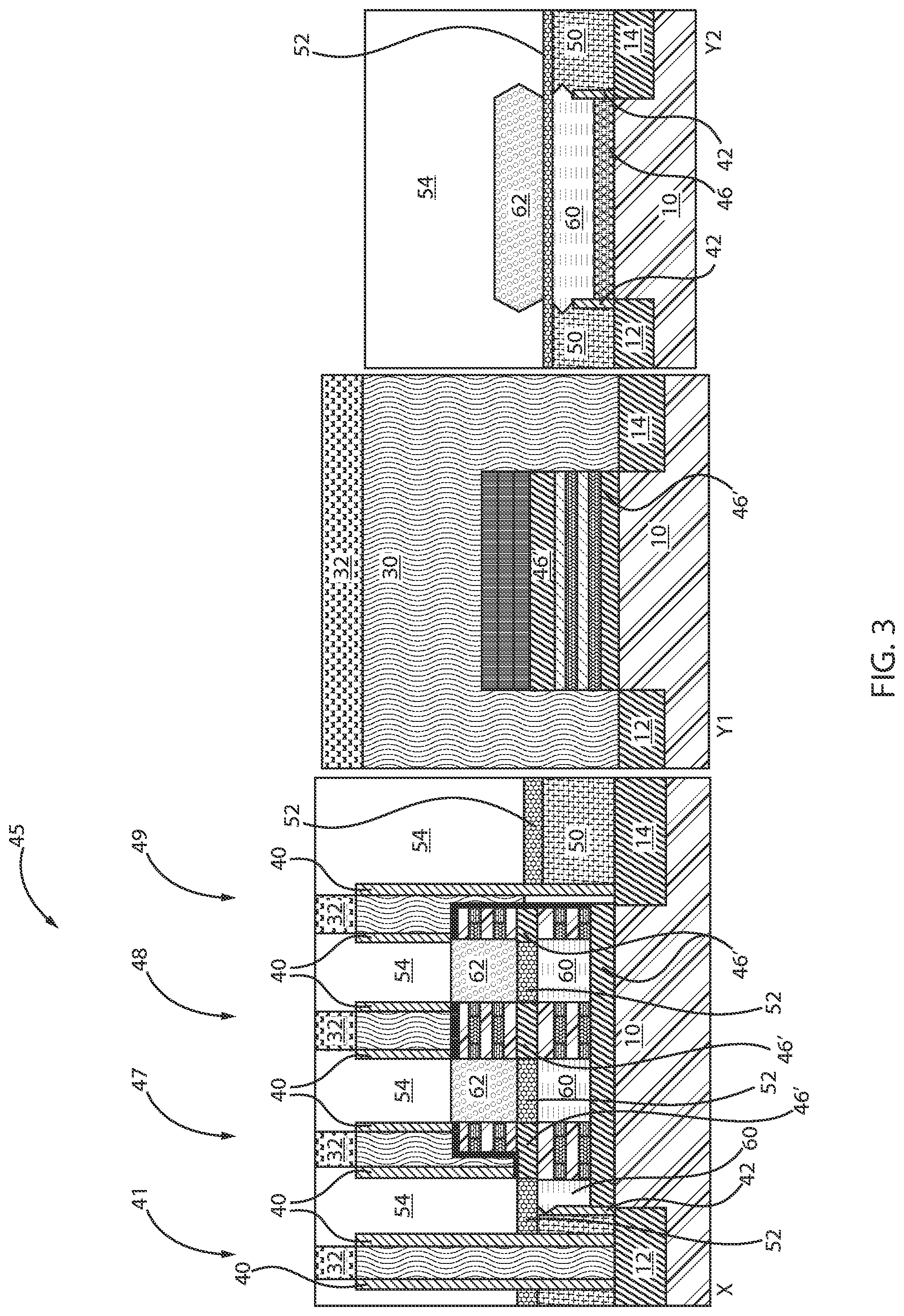 Patent US12324236 Figure 3 – Bottom contact for stacked GAA FET
