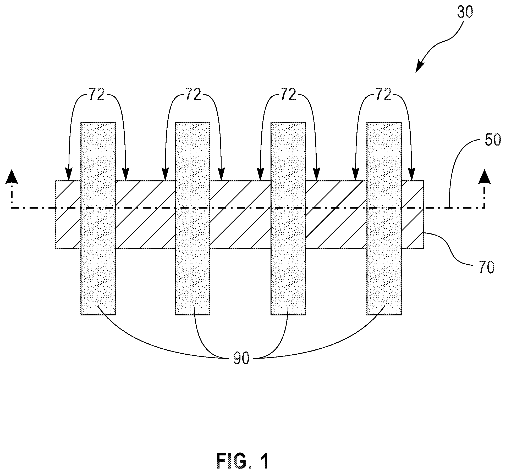Patent US12324237 Figure 1 – Diffusion-break region in stacked-FET integrated circuit device